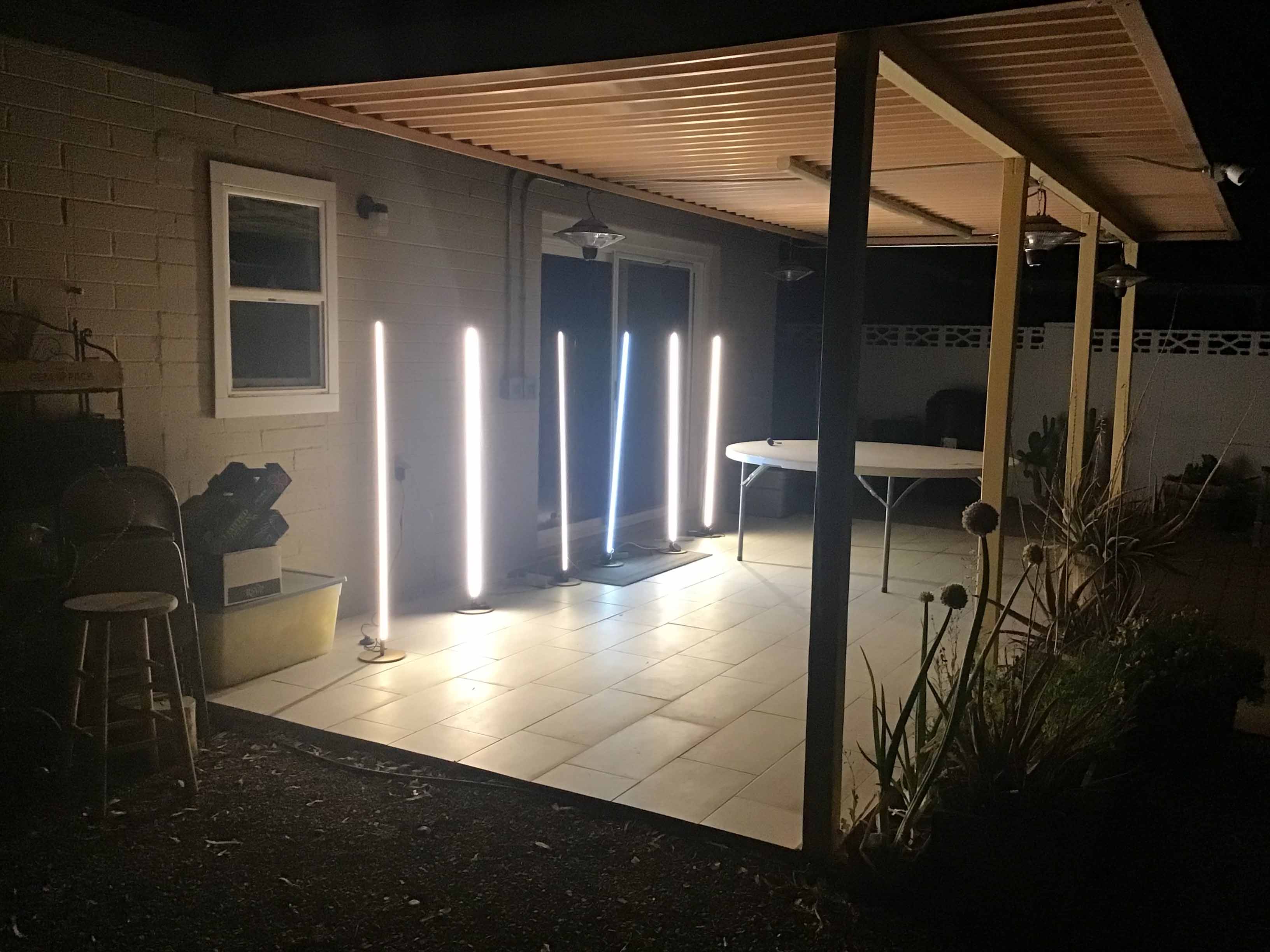 LED floor lamp / mood lamp (57.5 high; corded electric)