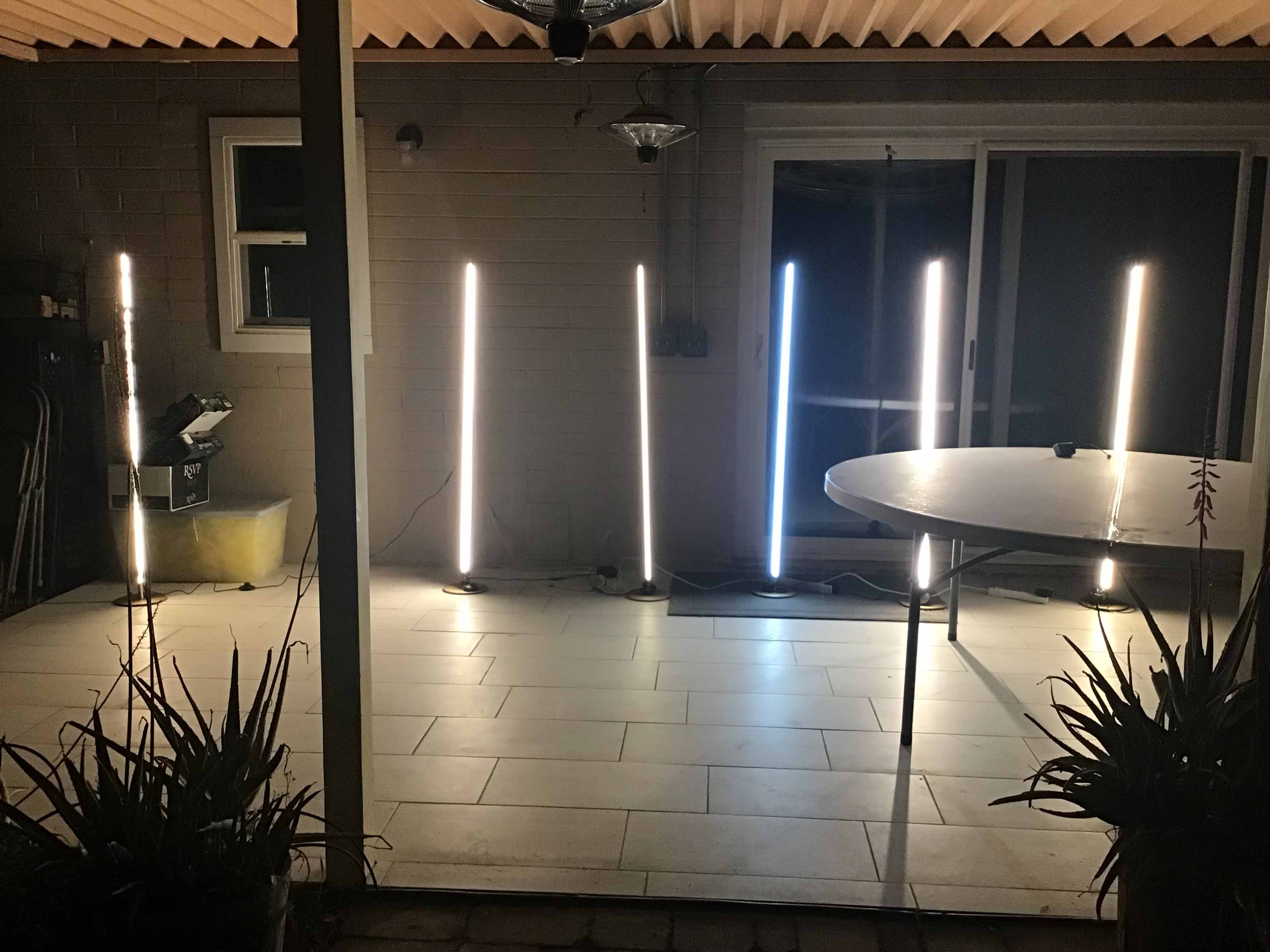 LED floor lamp / mood lamp (57.5 high; corded electric)