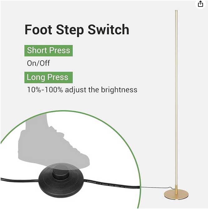 LED floor lamp / mood lamp (57.5 high; corded electric)