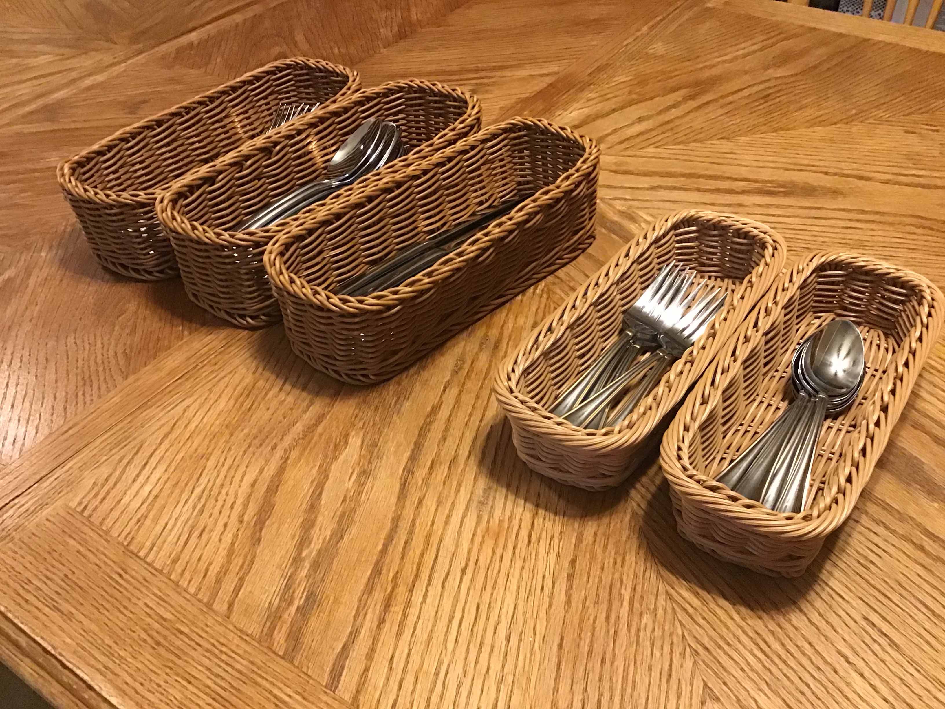 silverware baskets (5 x 11)