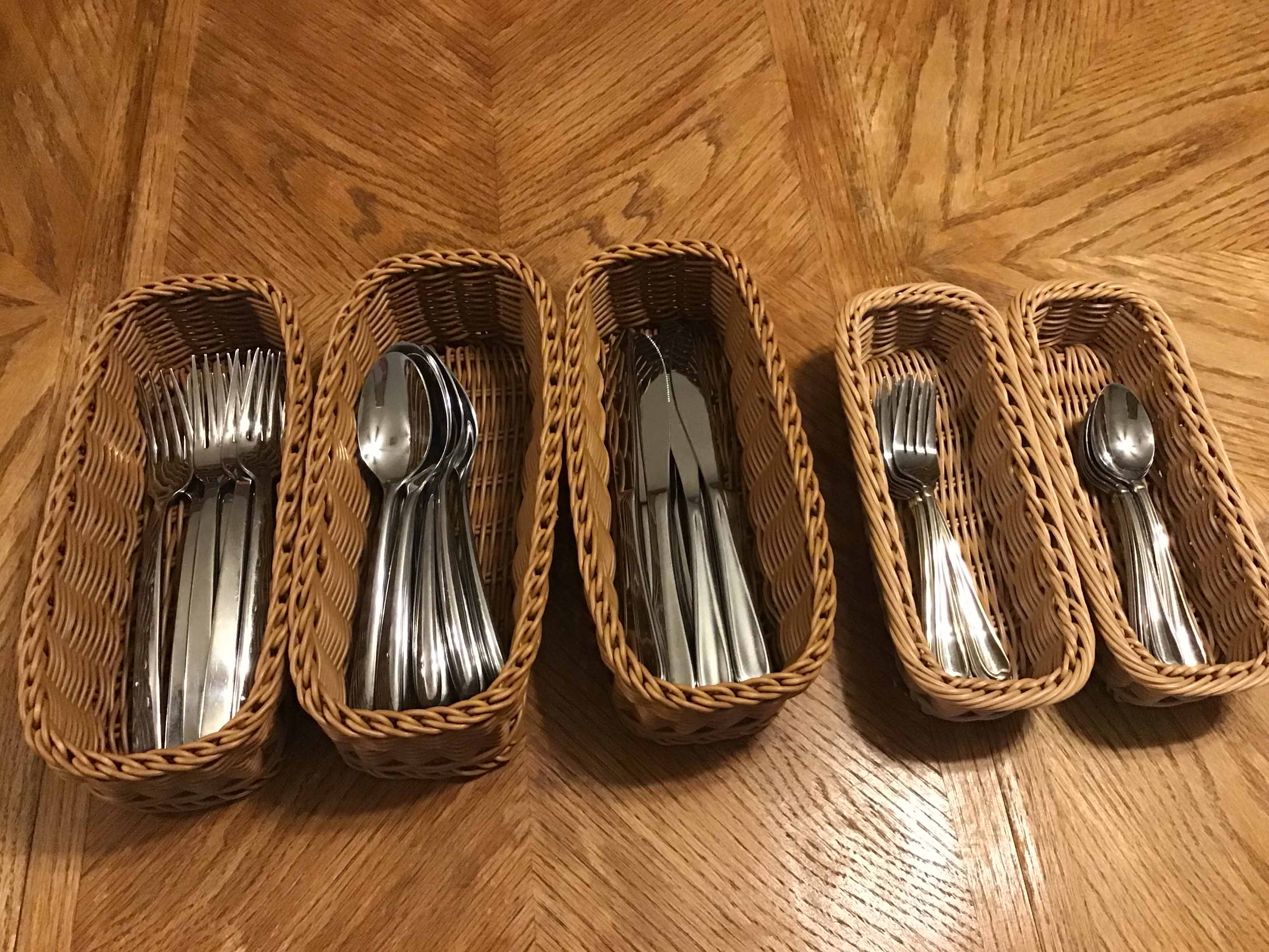 silverware baskets (5 x 11)