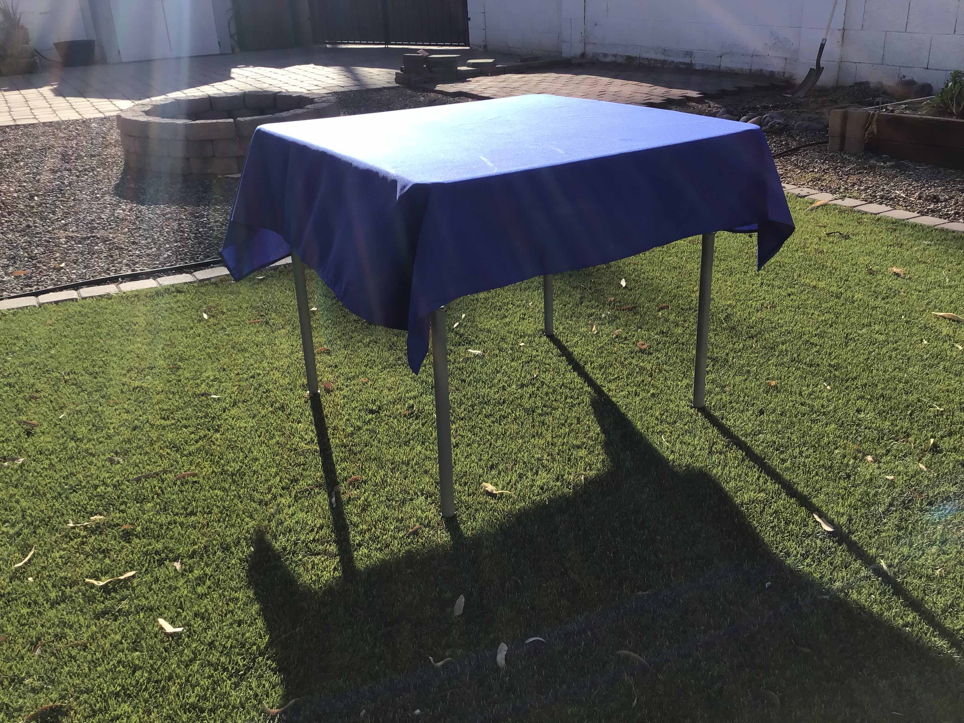 square tablecloths (royal blue) - 54