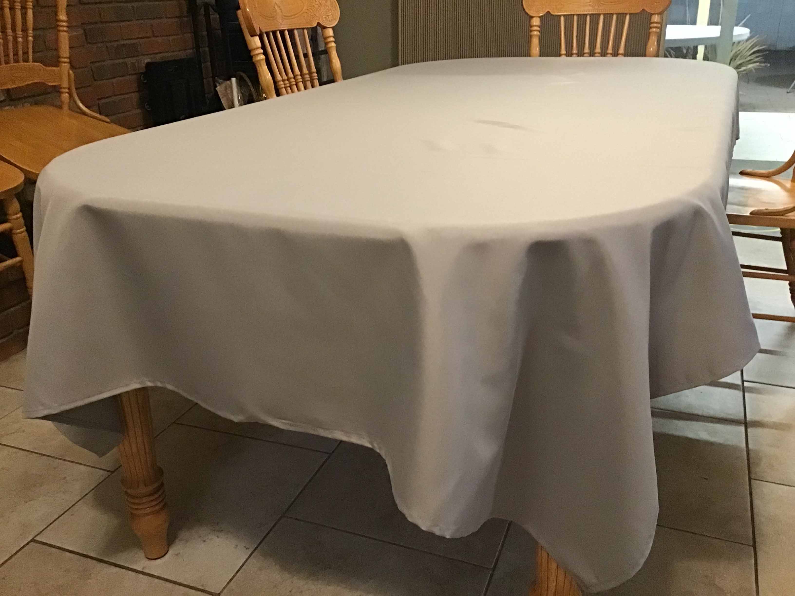 rectangle tablecloths (gray) - 60 x 102