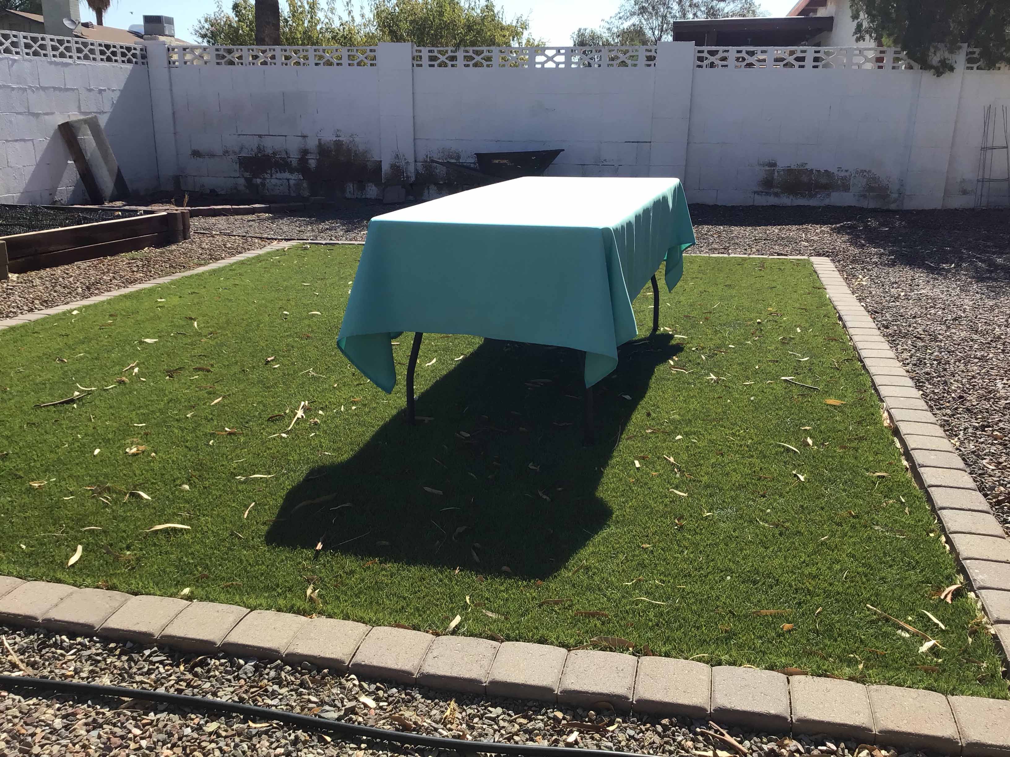 rectangle tablecloths (Tiffany blue) - 60 x 102