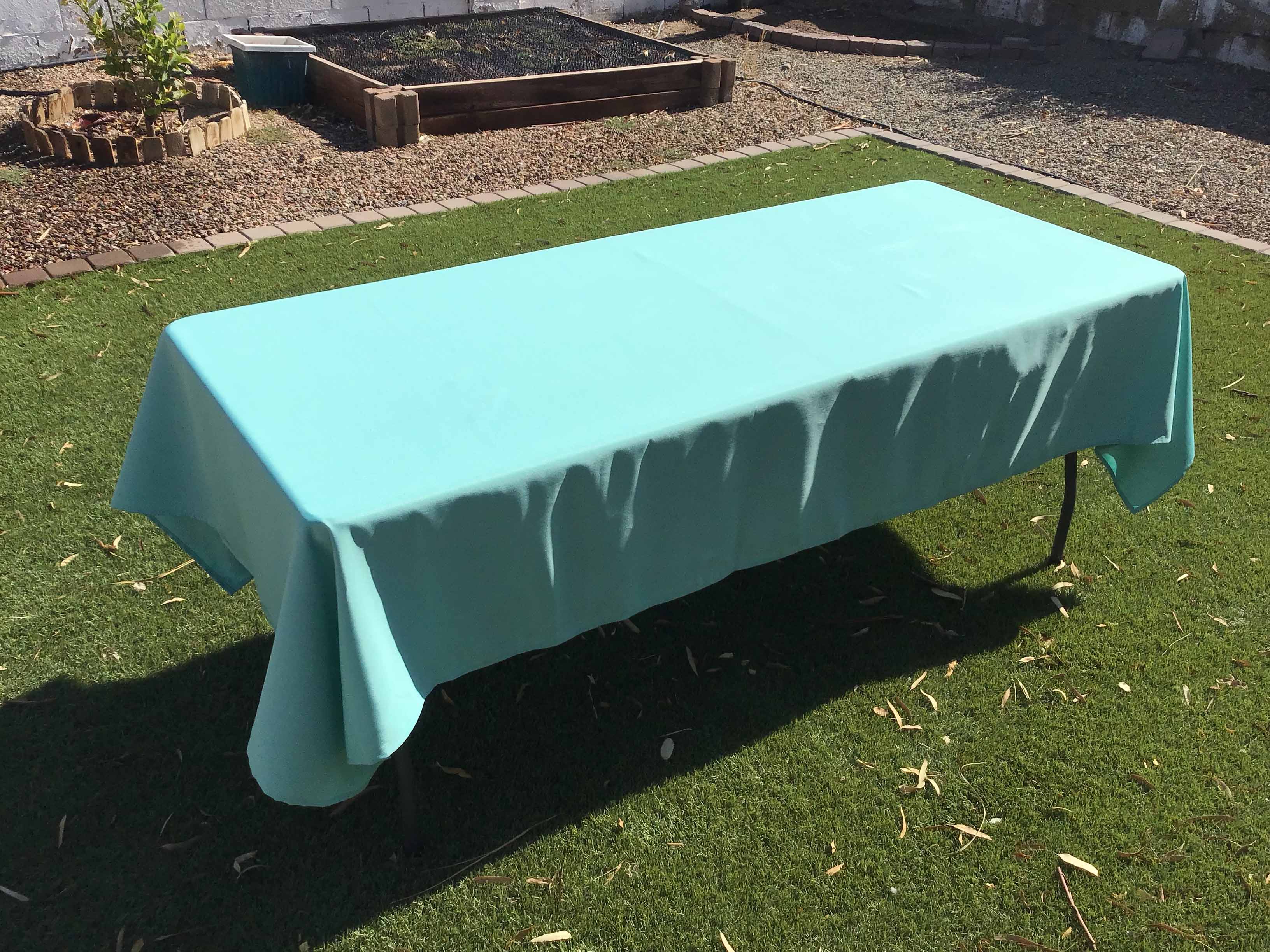 rectangle tablecloths (Tiffany blue) - 60 x 102