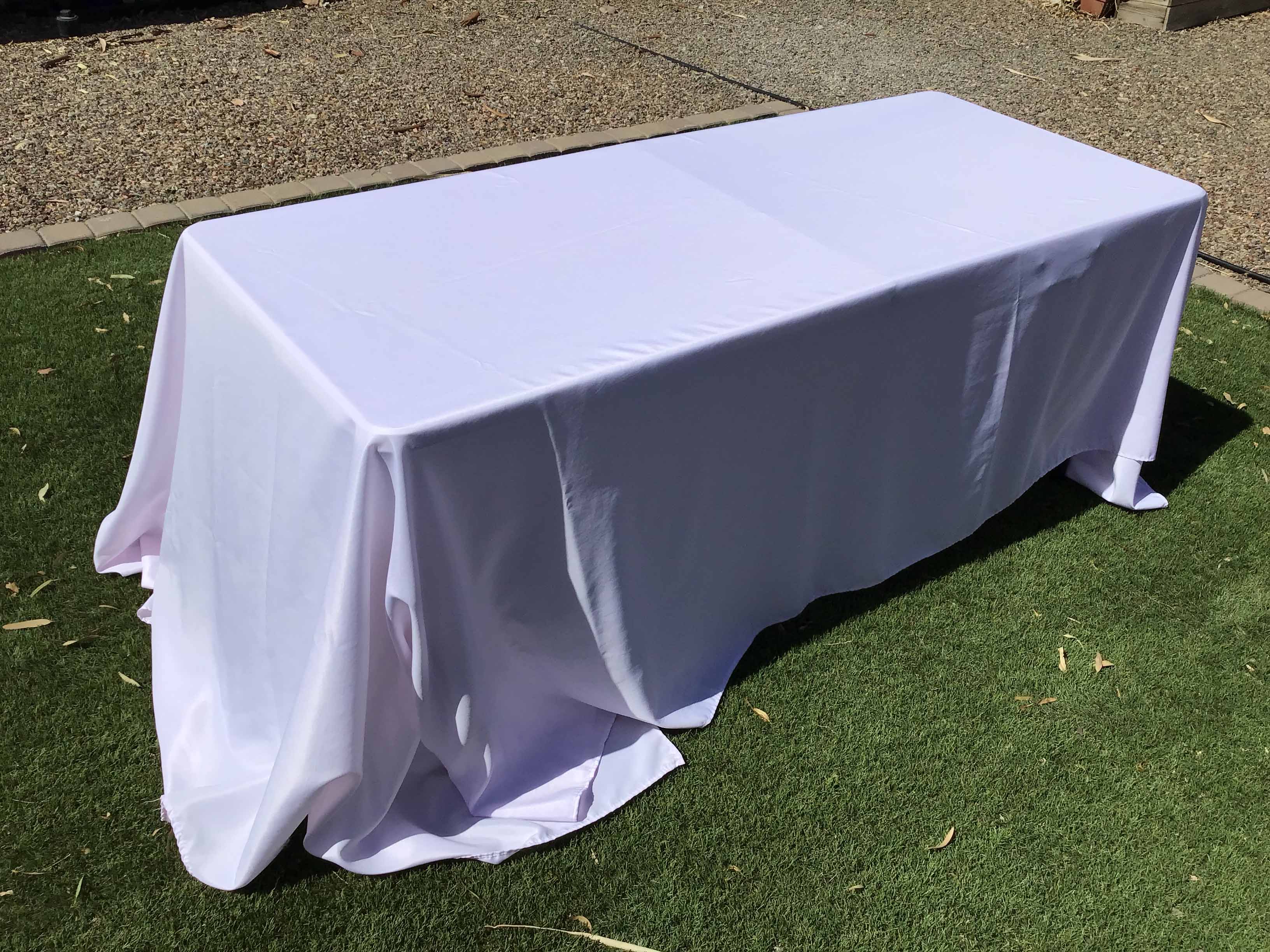 rectangle tablecloths (light pink) - 90 x 156