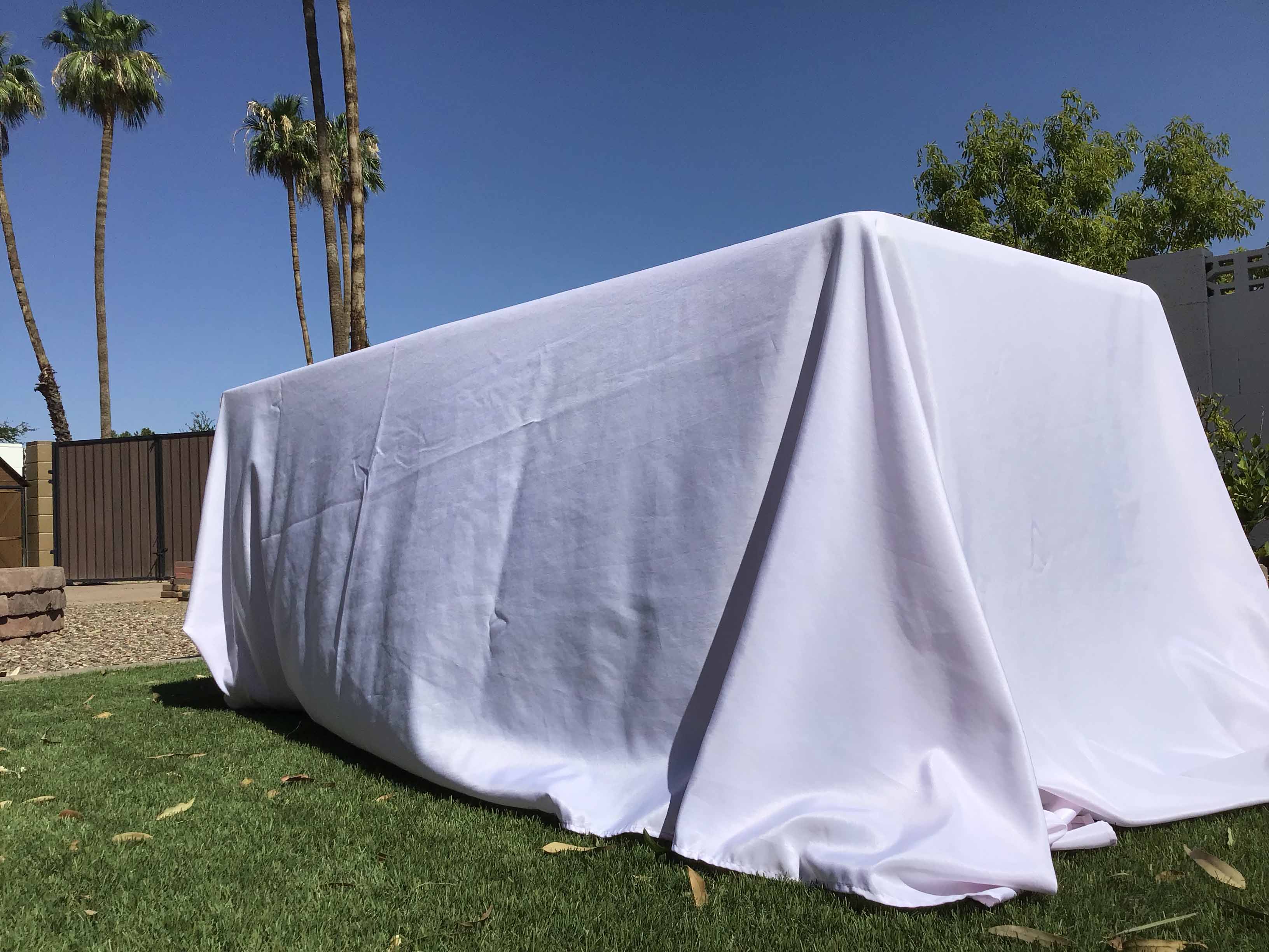 rectangle tablecloths (light pink) - 90 x 156