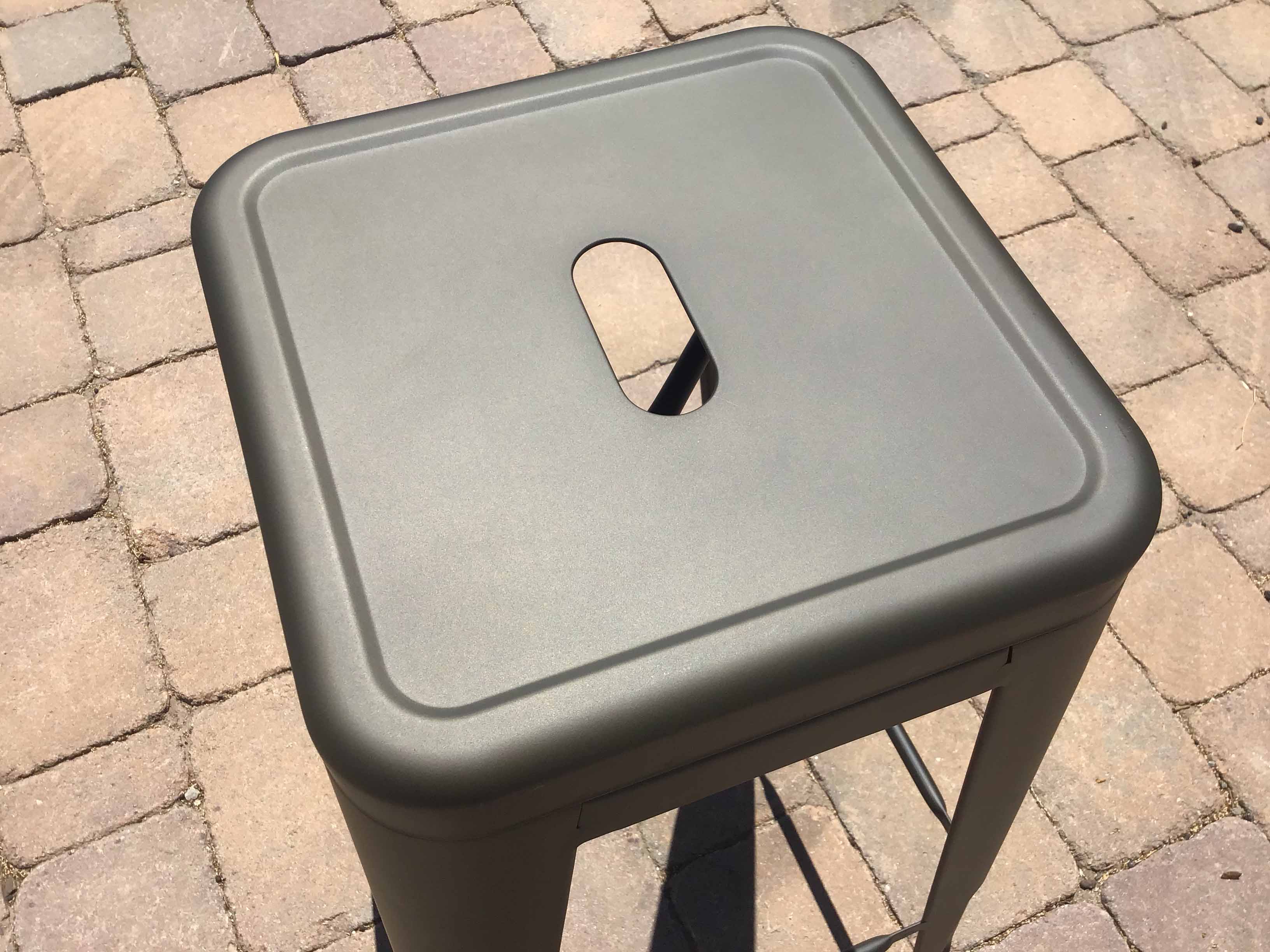 bar stools (steel, dark gray/graphite) - 30 high