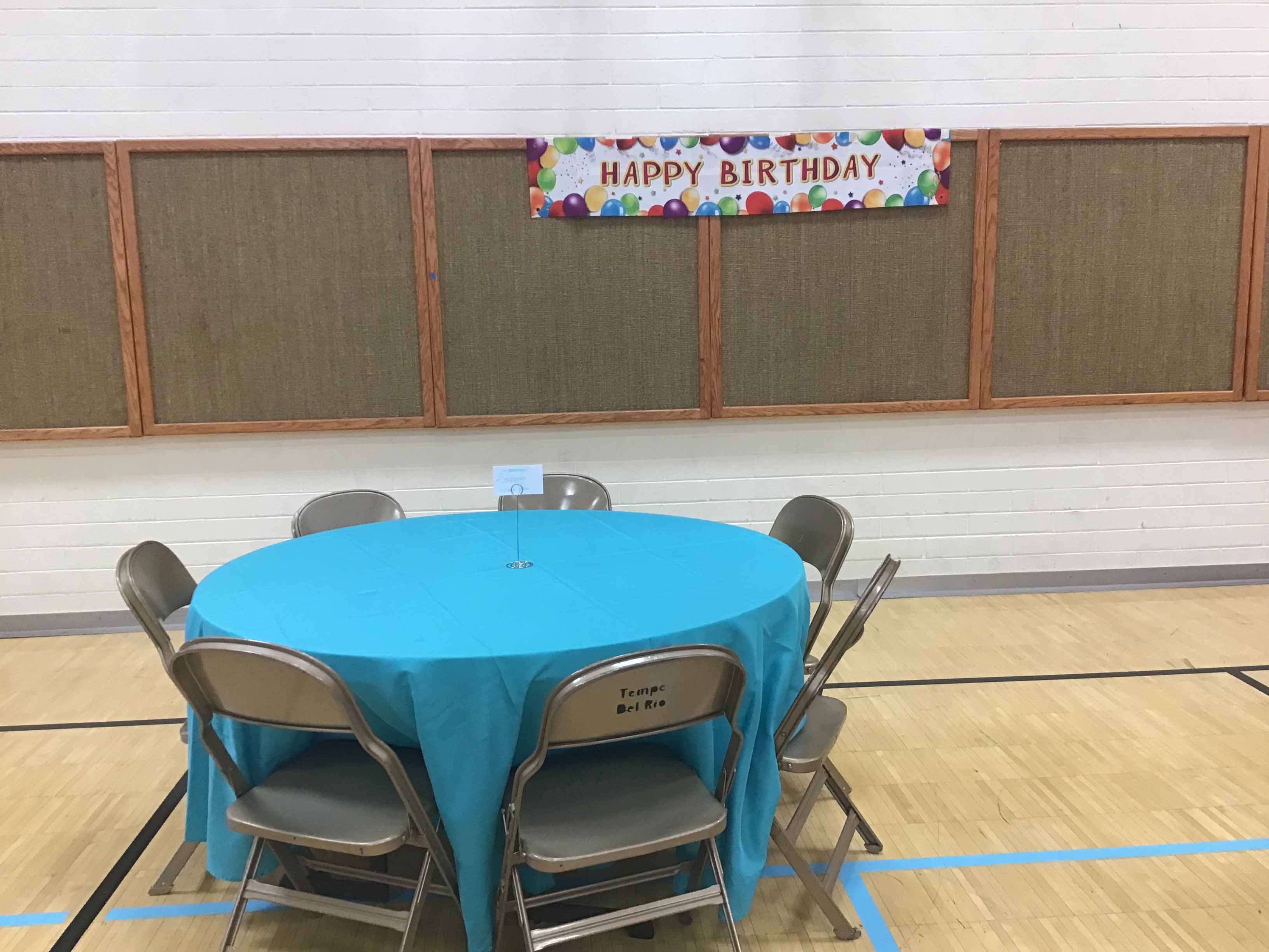 Happy Birthday banner / table runner (12 x 72)