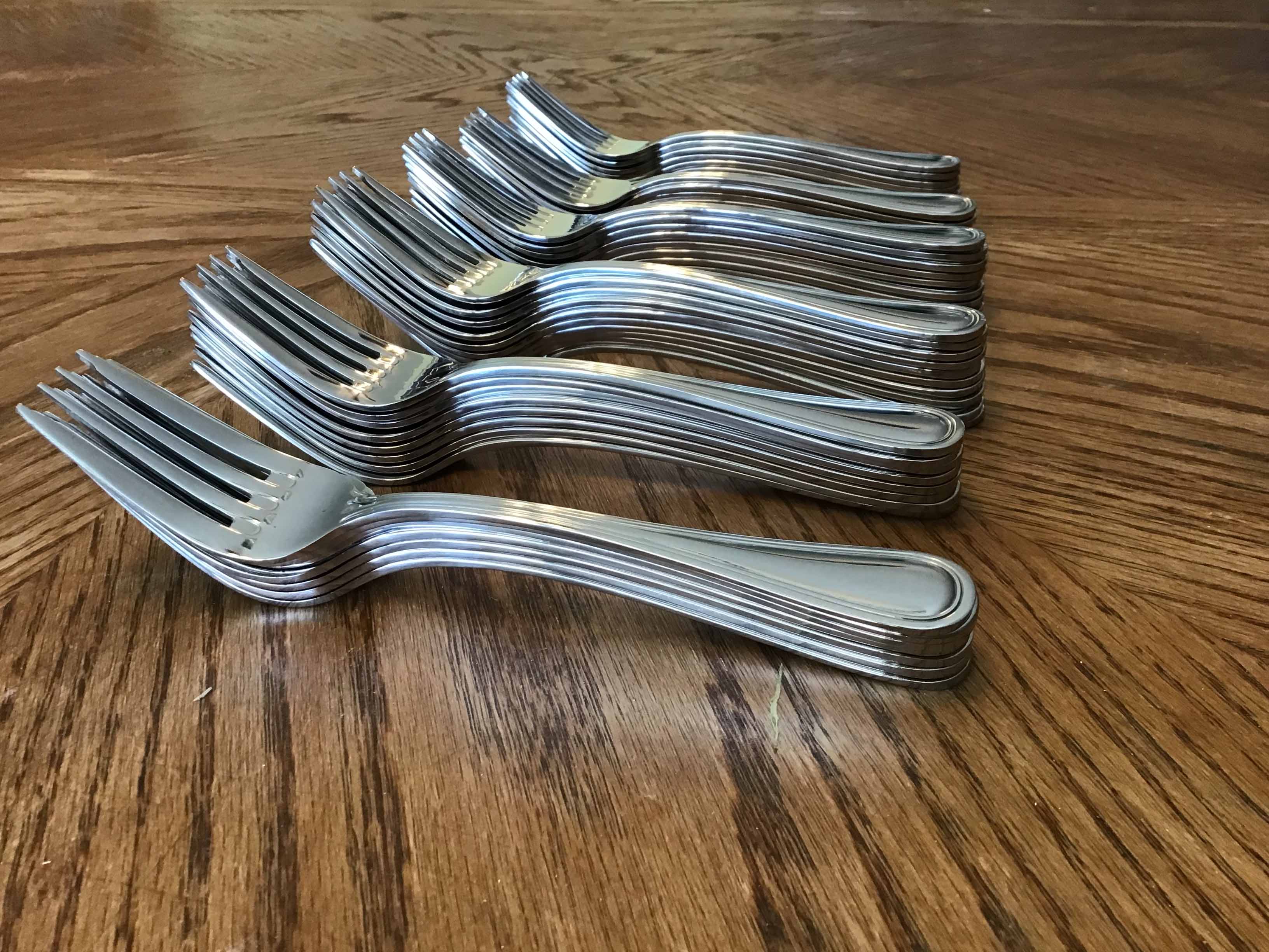 dessert fork (stainless steel, Acopa Edgeworth 6 3/4 18/8)