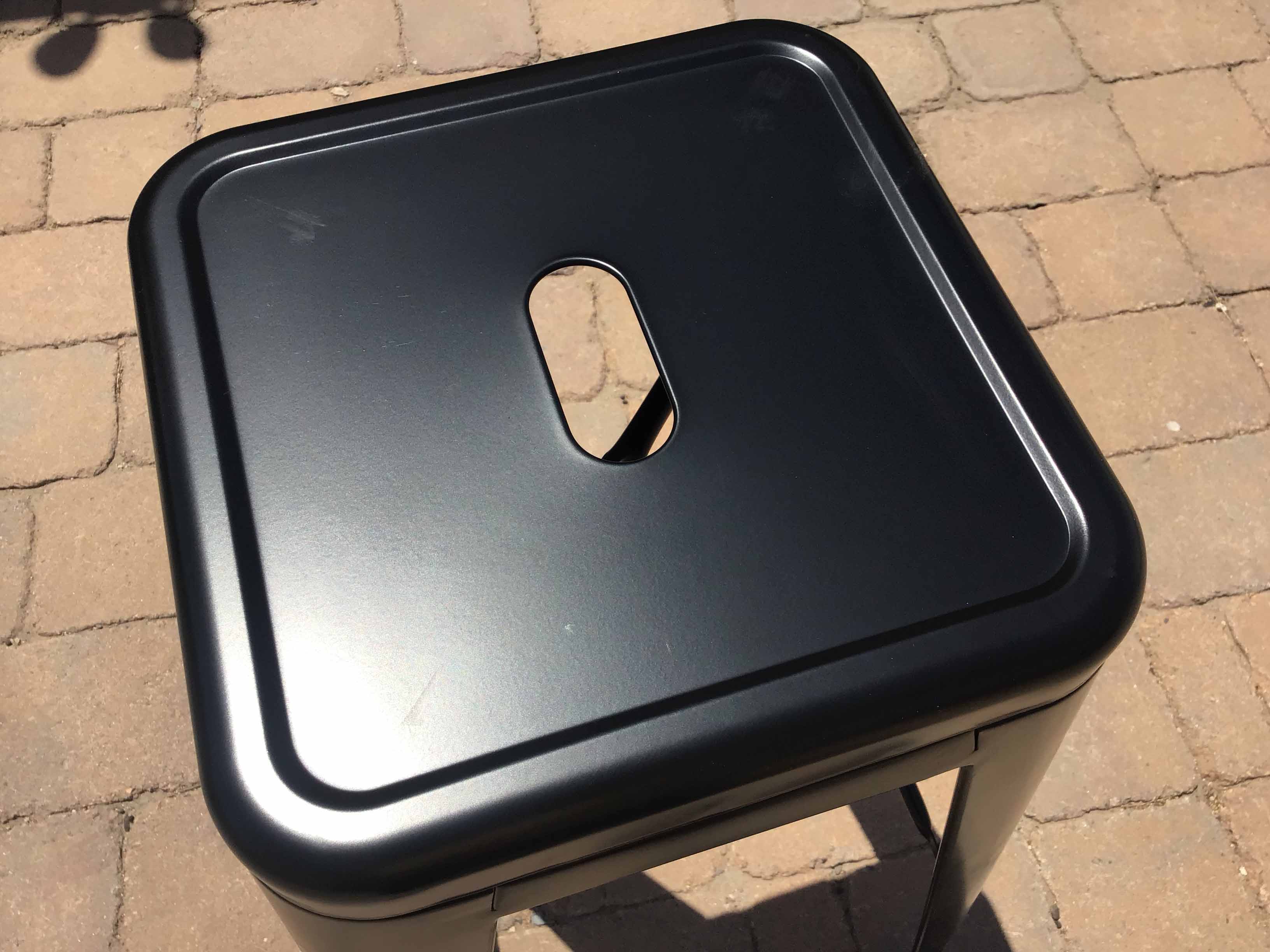 bar stools (steel, black) - 30 high