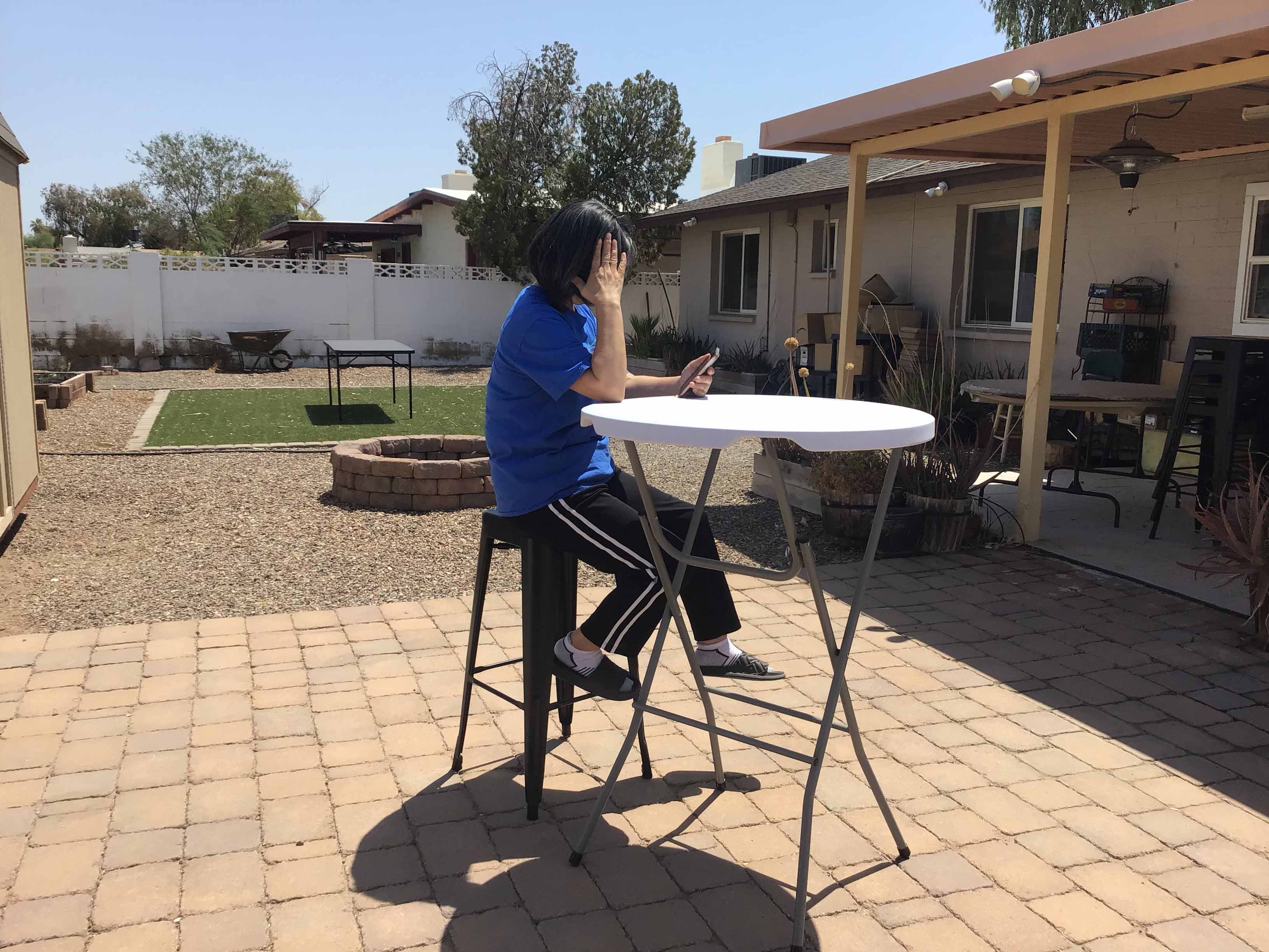 bar stools (steel, black) - 30 high