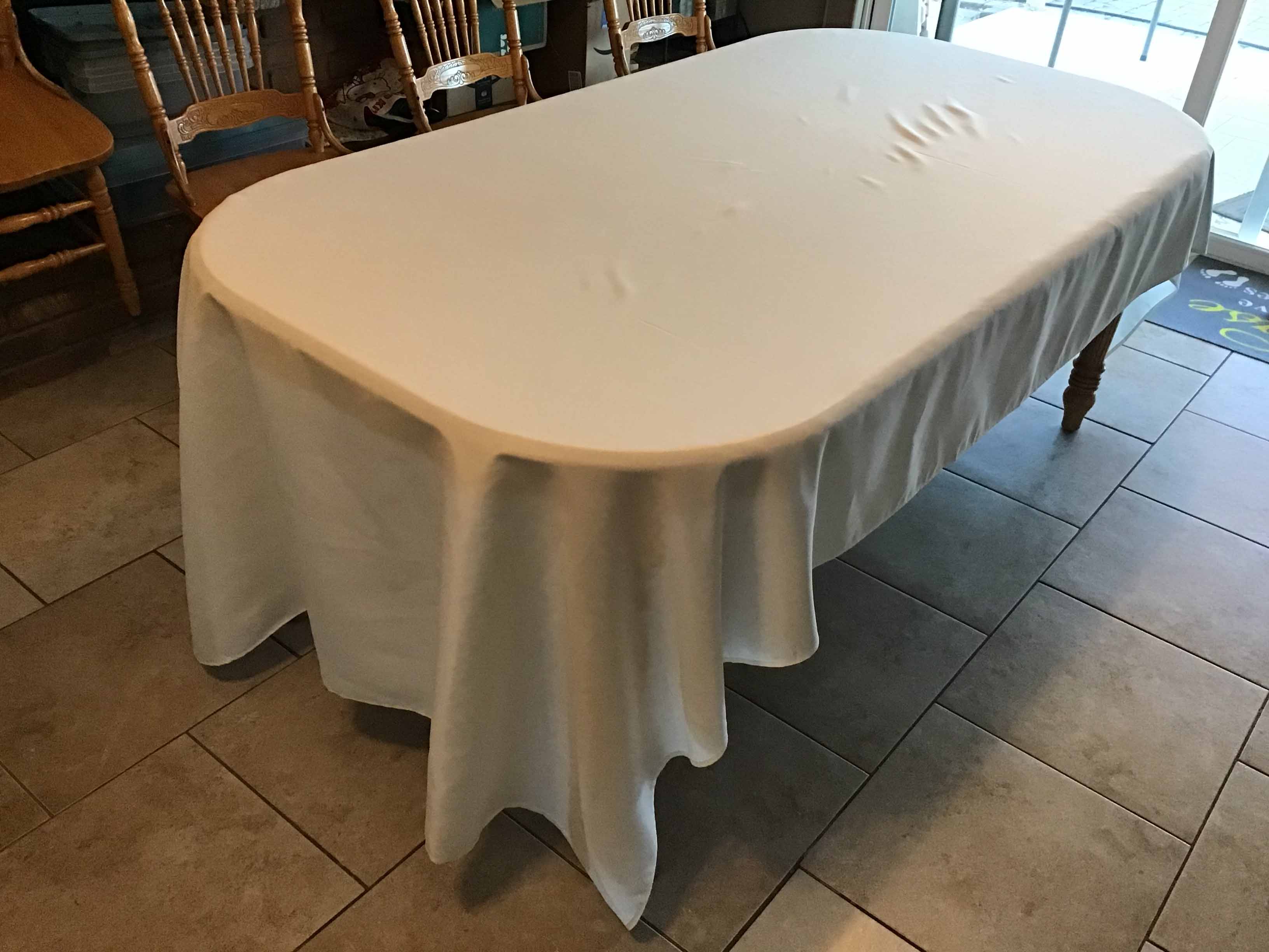 rectangle tablecloths (ivory) - 60 x 126