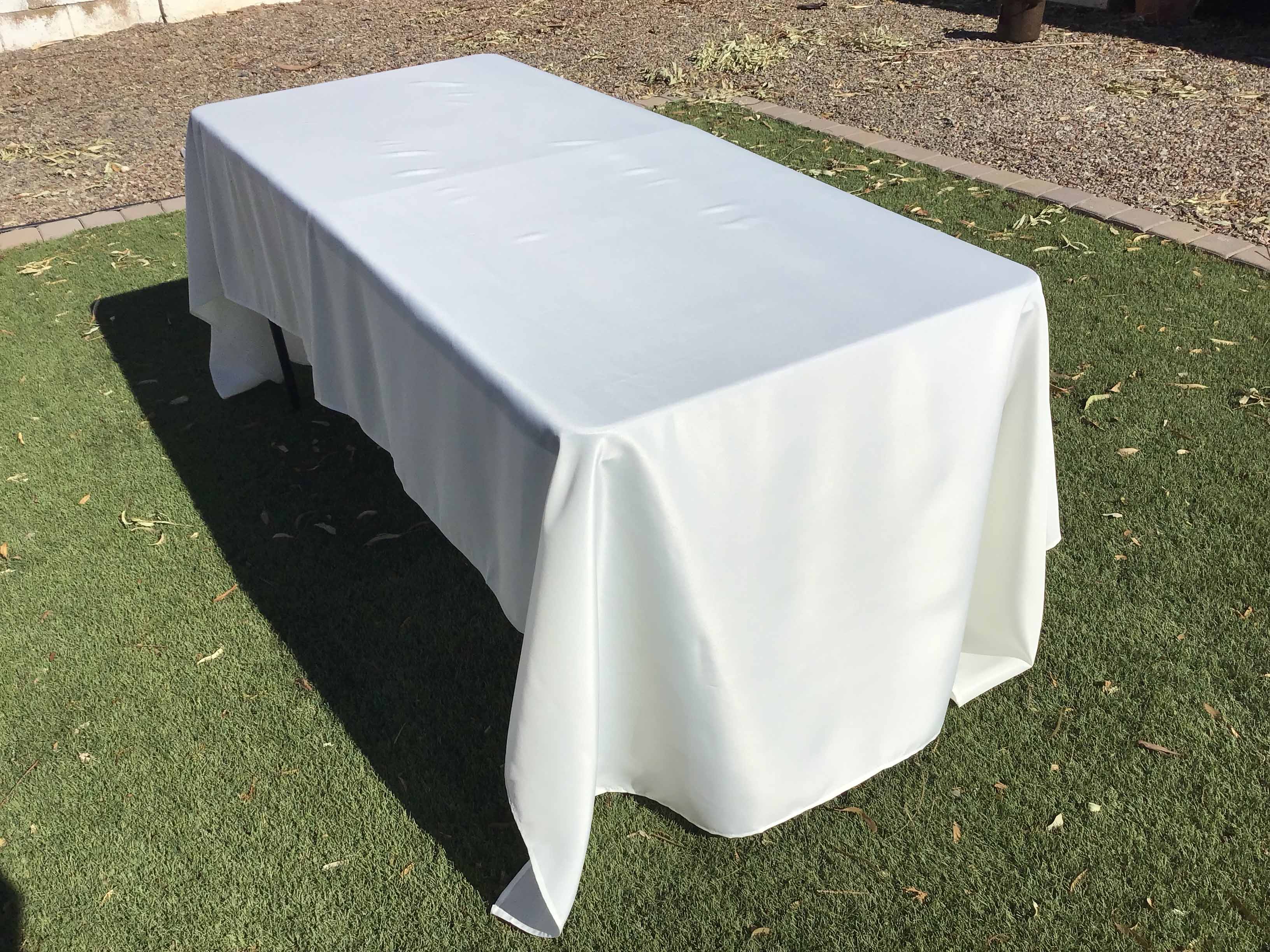 rectangle tablecloths (ivory) - 60 x 126