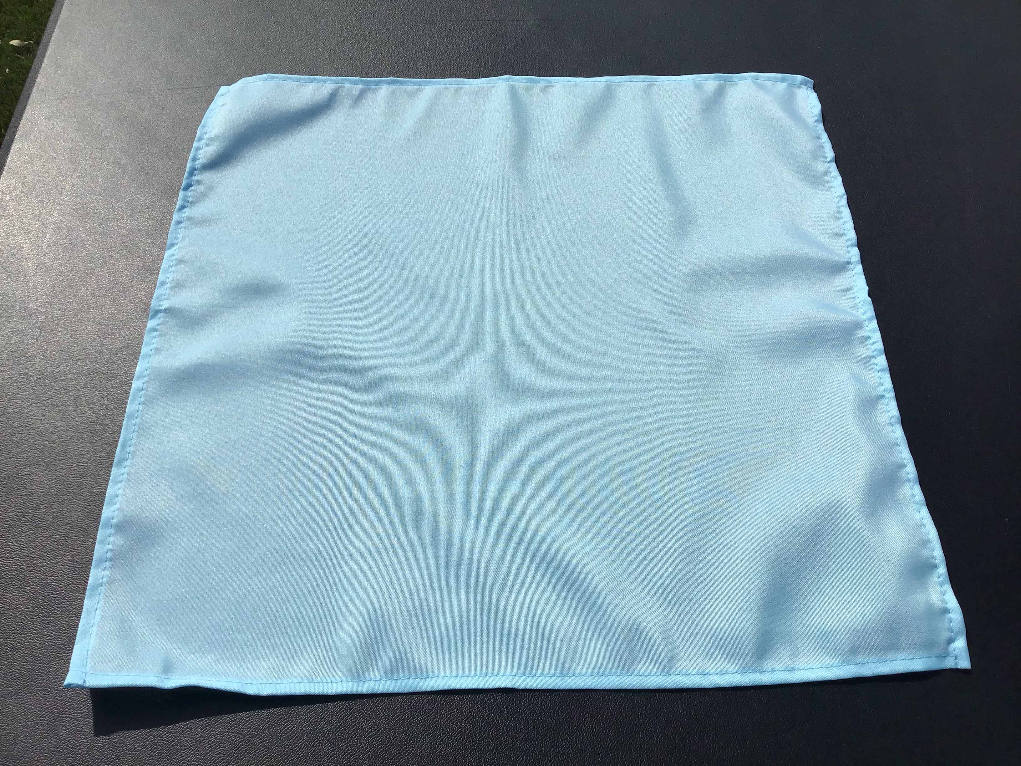 cloth dinner napkins (light blue) - 17 x 17