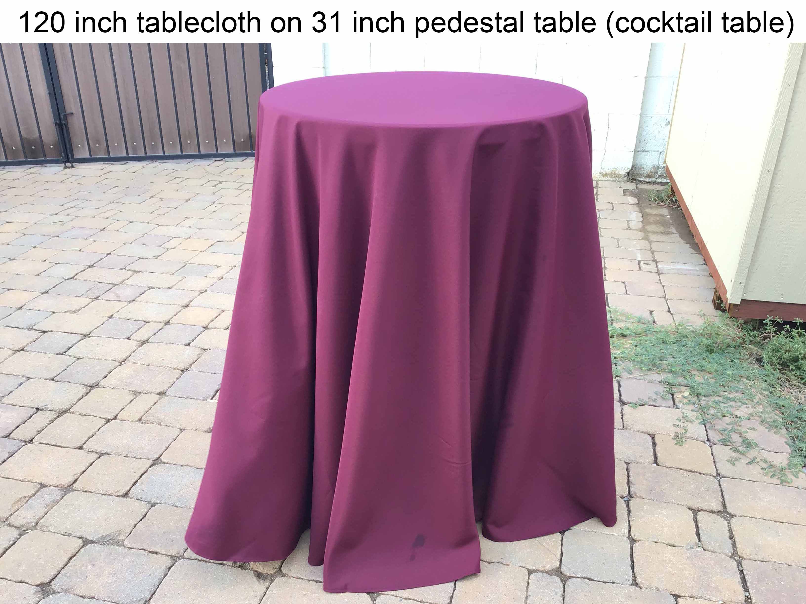 round tablecloths (cabernet) - 120