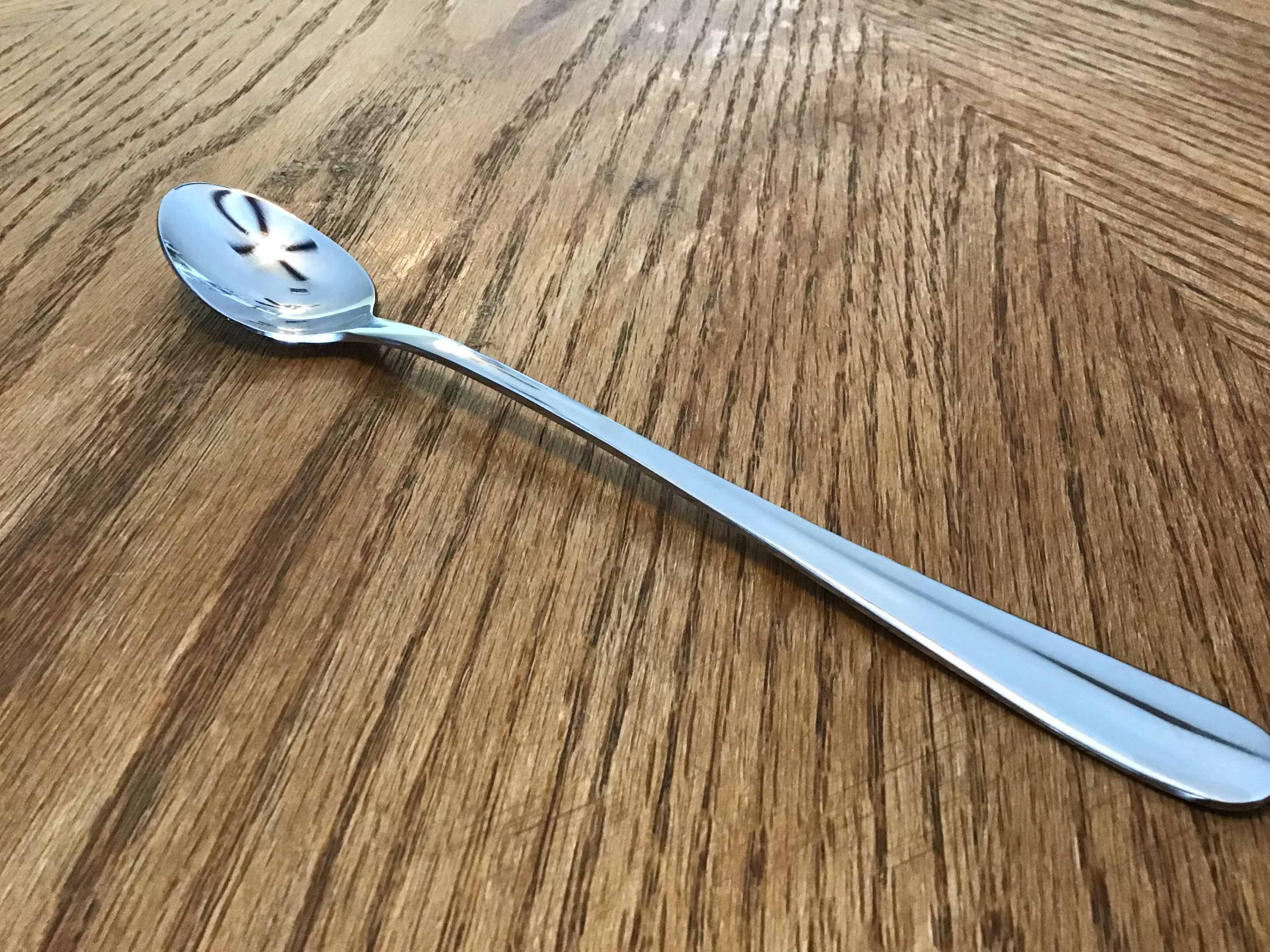 iced tea spoon (stainless steel, Acopa Brigitte 8 18/10 heavy weight)