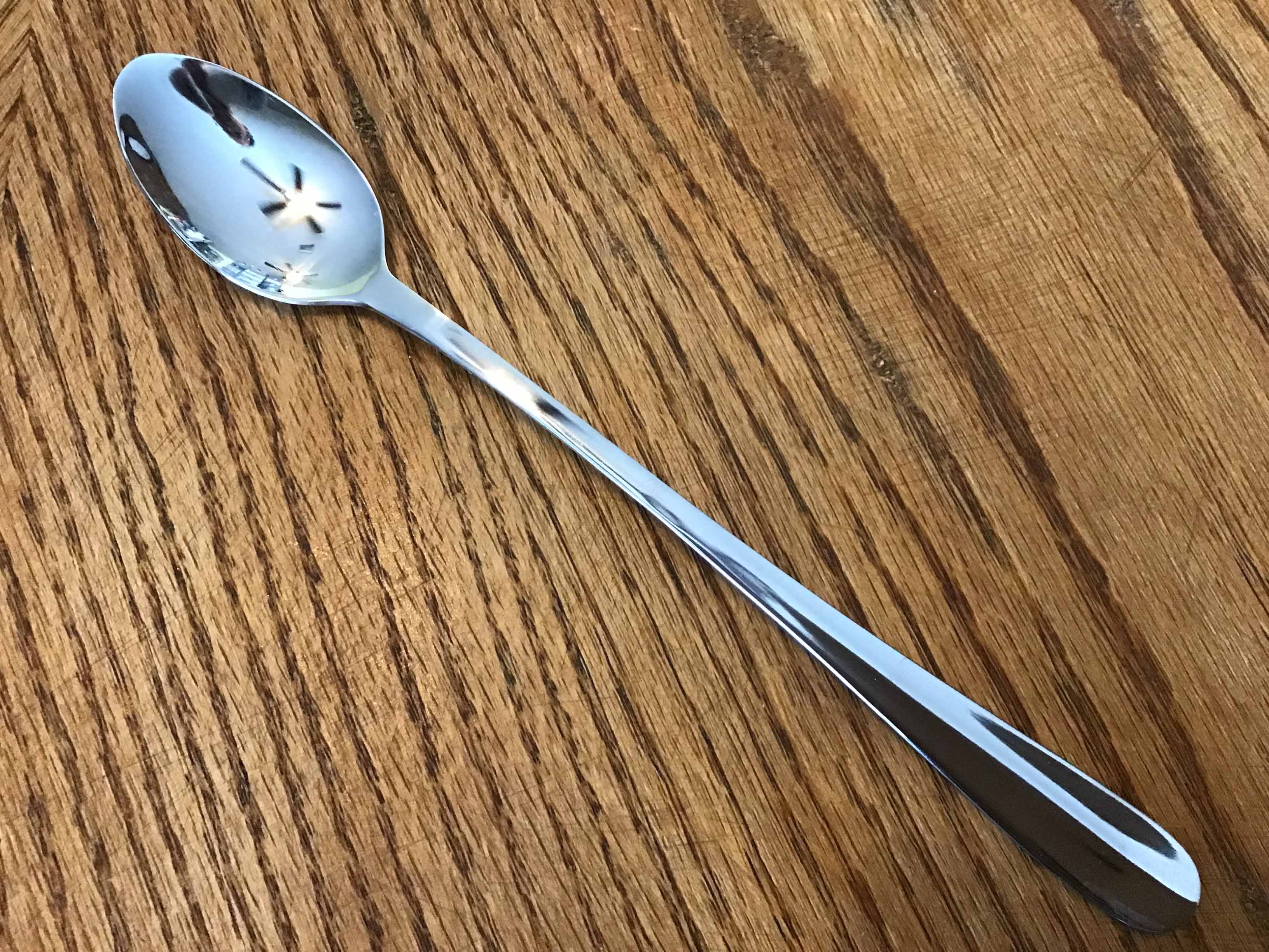 iced tea spoon (stainless steel, Acopa Brigitte 8 18/10 heavy weight)