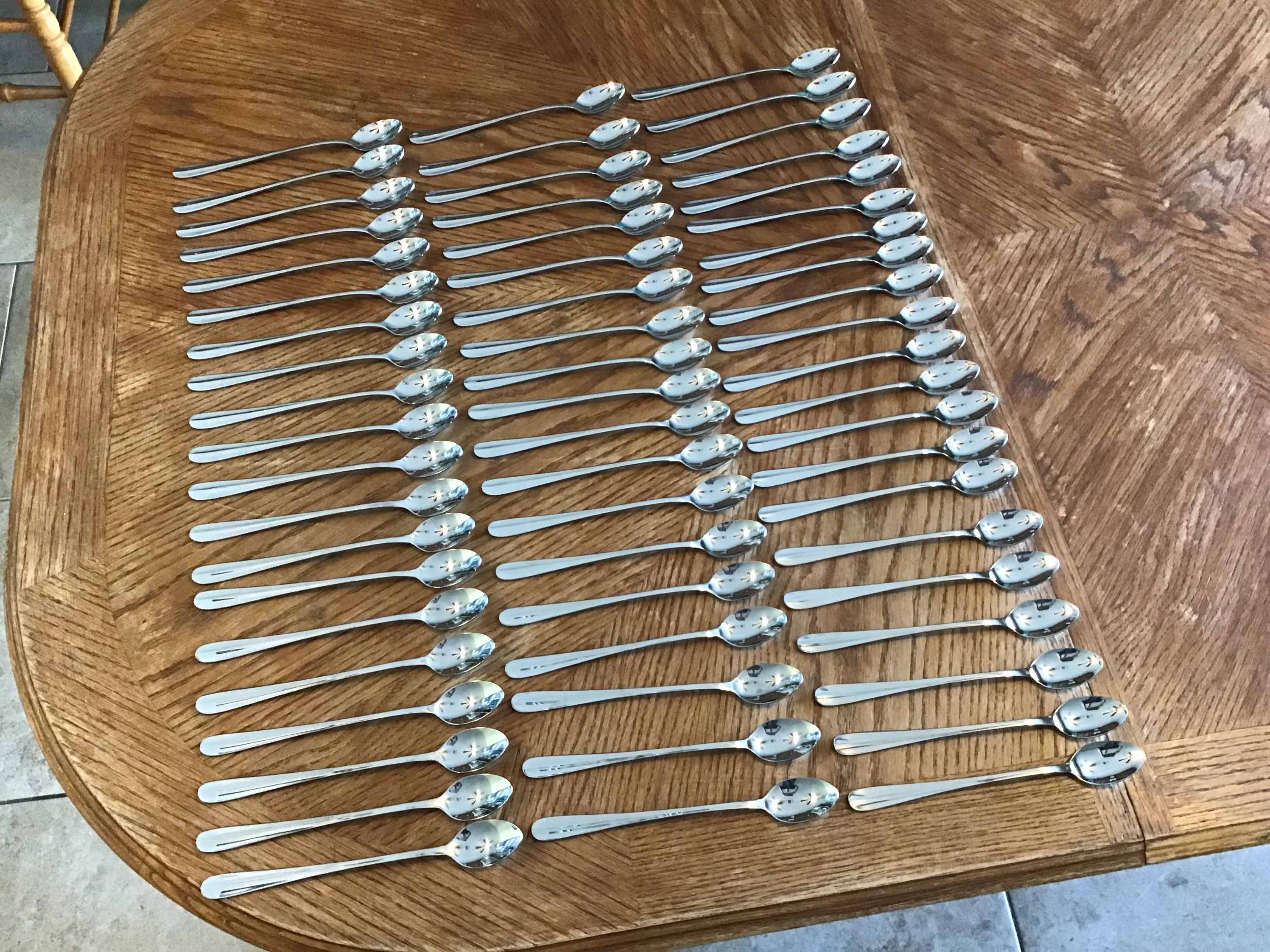 iced tea spoon (stainless steel, Acopa Brigitte 8 18/10 heavy weight)