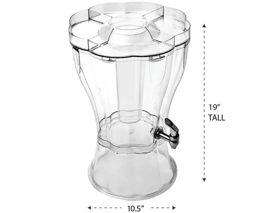3.5 gallon Party Top Beverage Dispenser (with ice core)