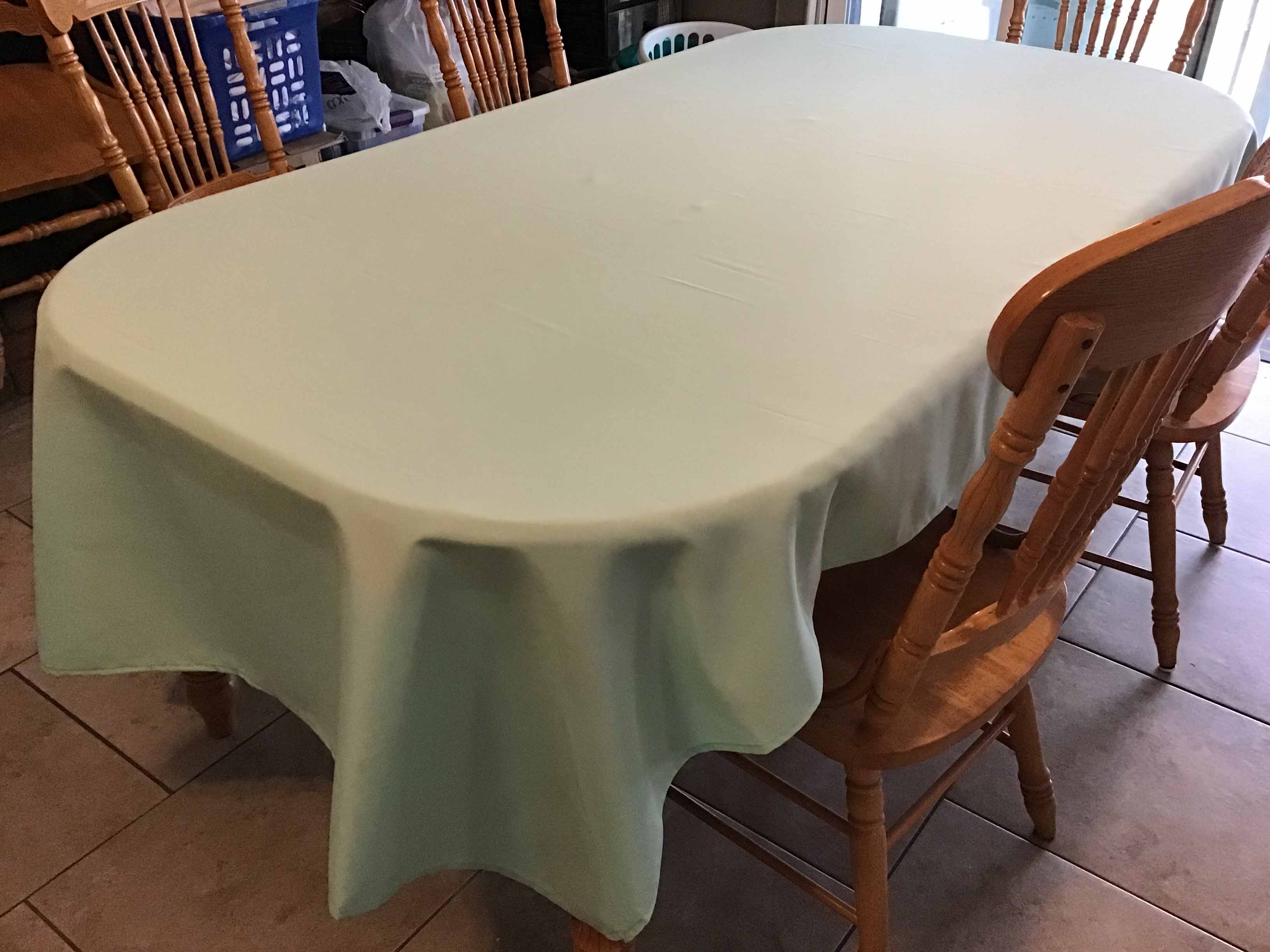 rectangle tablecloths (mint green) - 60 x 102