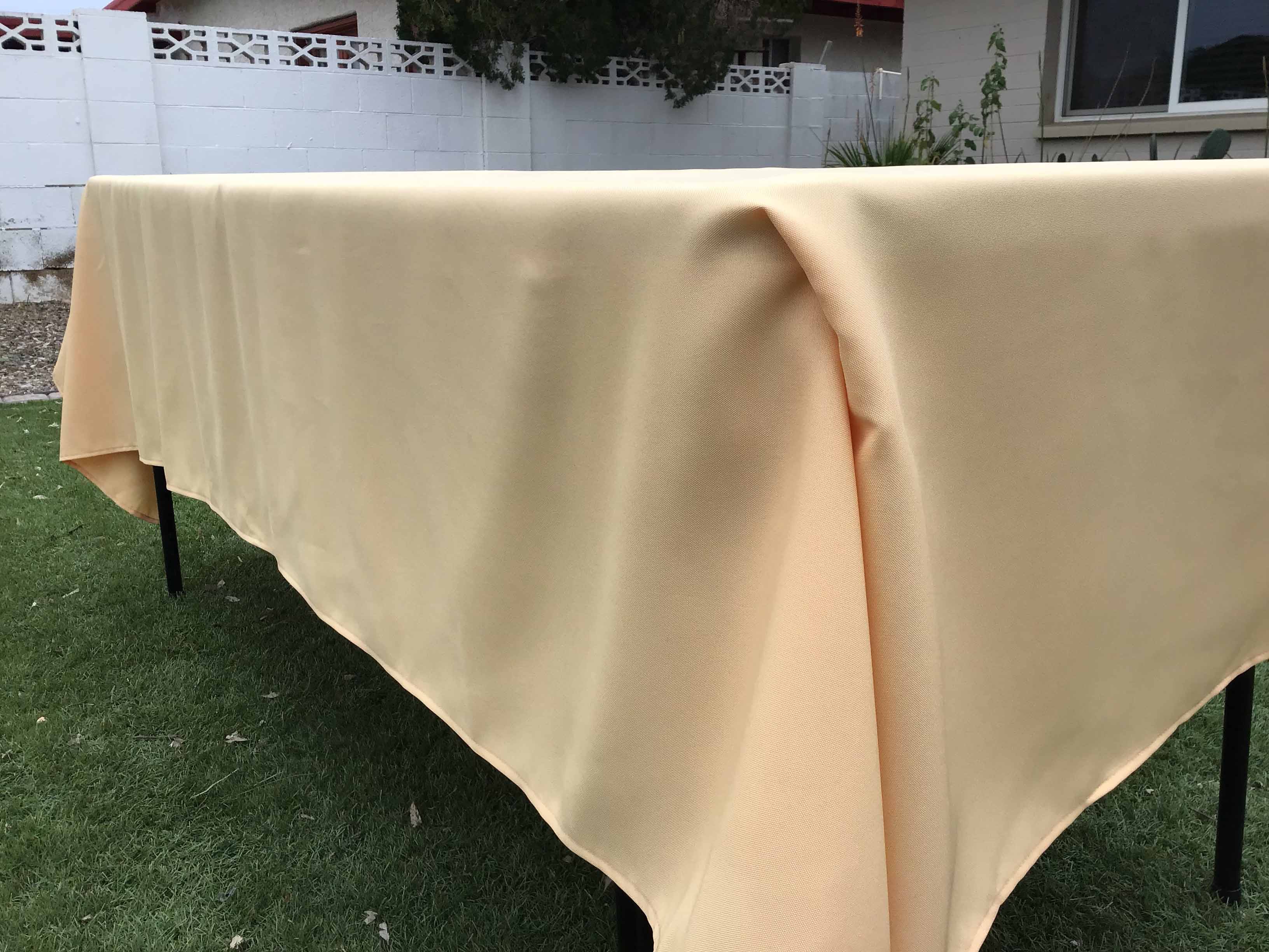 rectangle tablecloths (peach) - 60 x 102