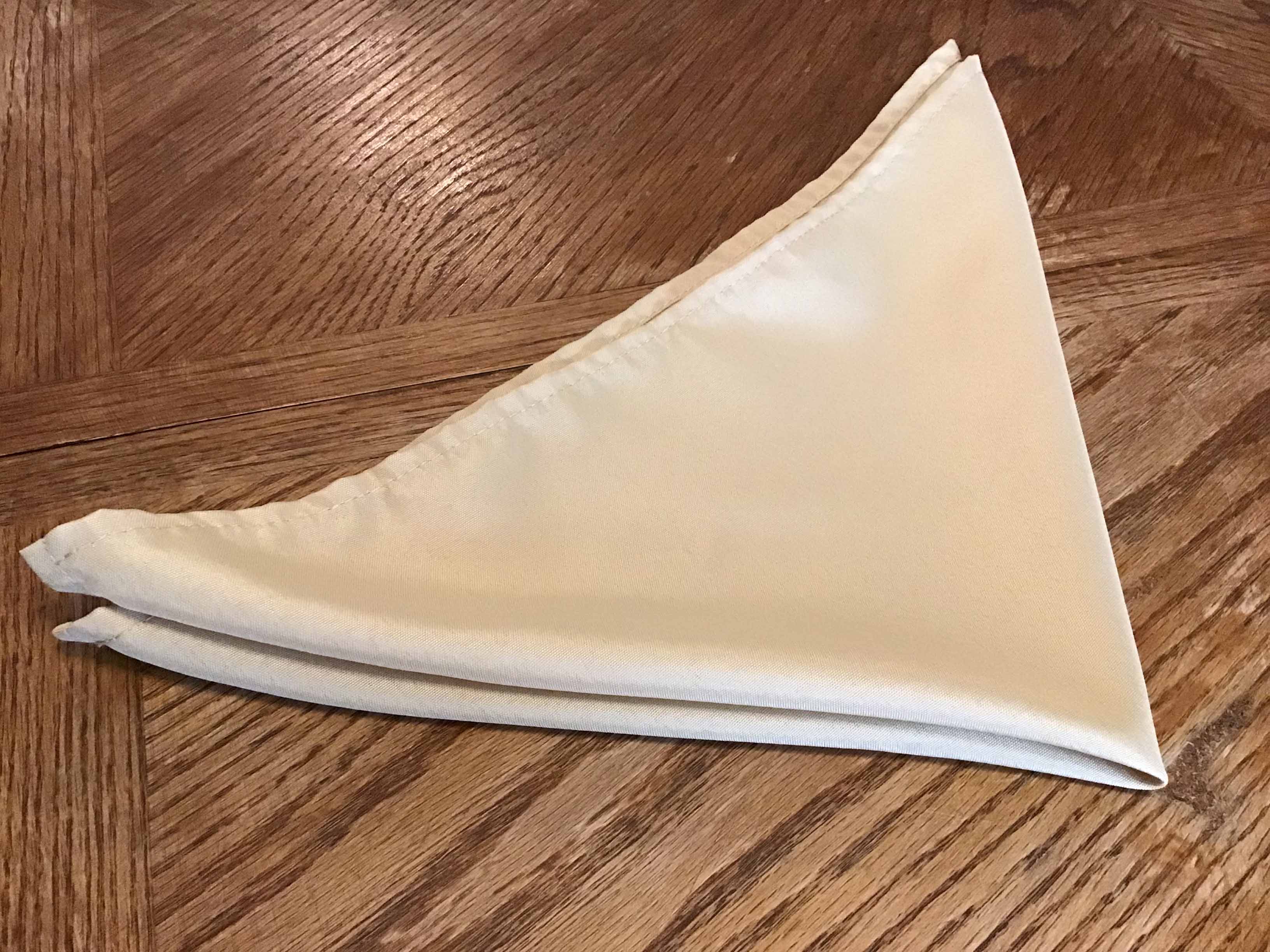 cloth dinner napkins (champagne) - 17 x 17