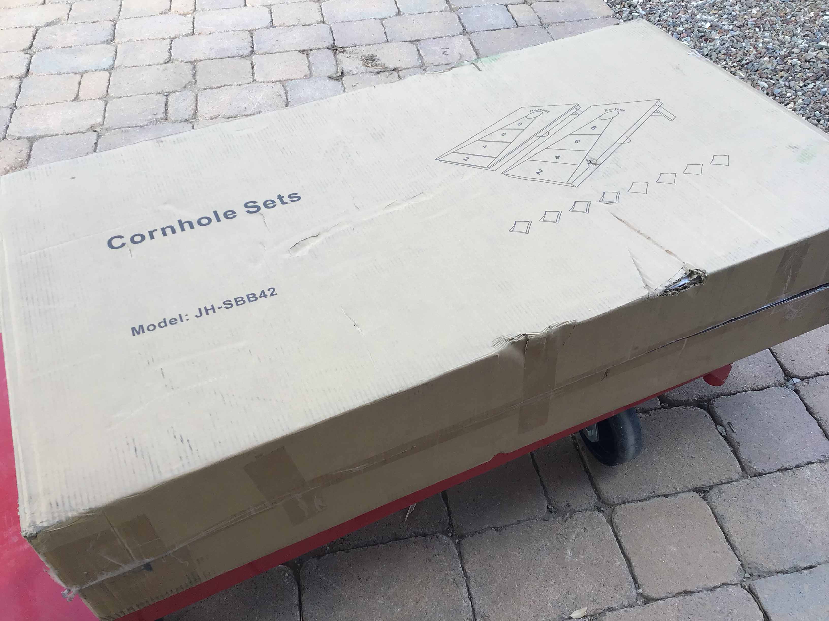 cornhole beanbag toss set