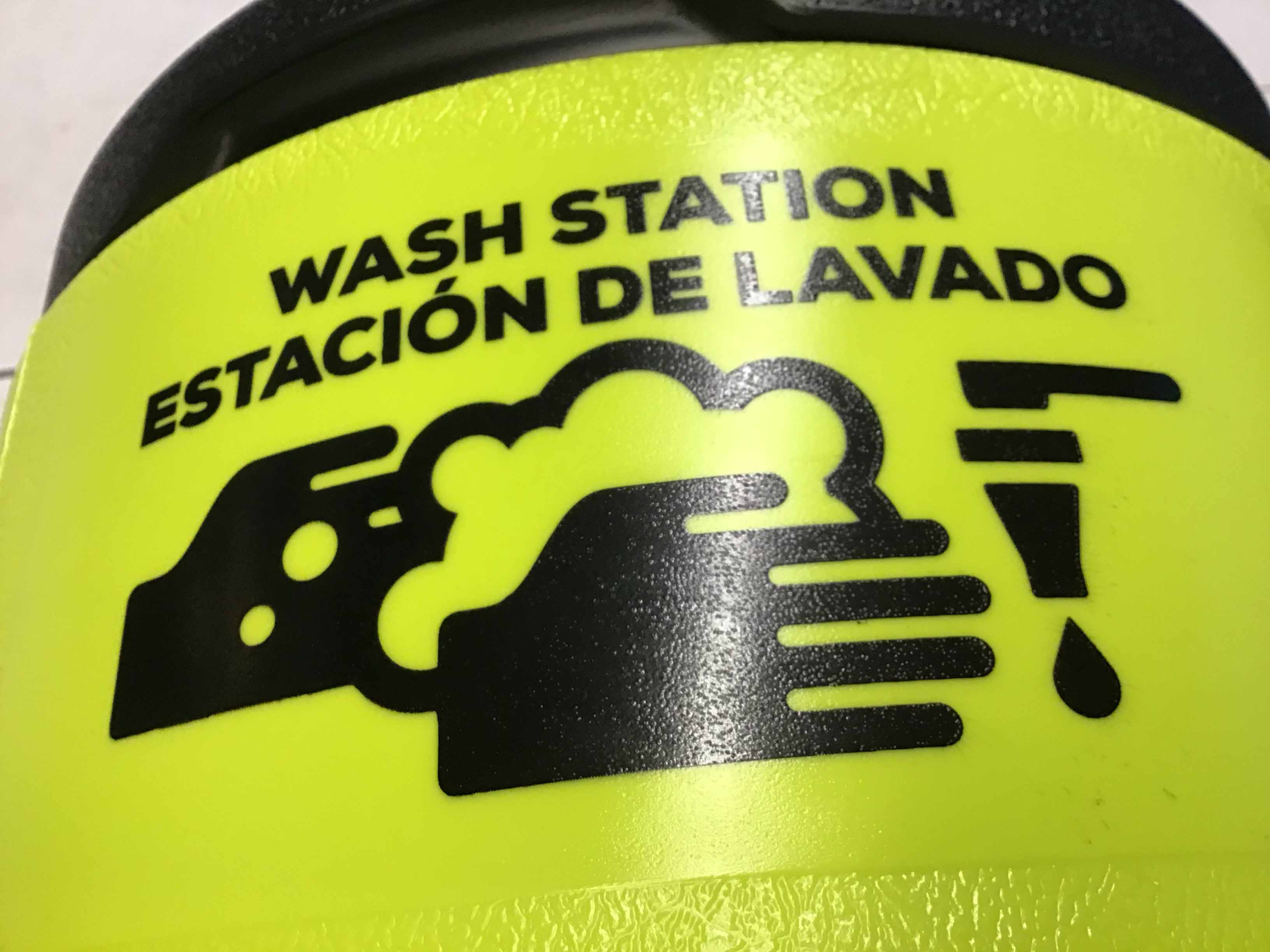 hand wash station / 5-gallon water jug