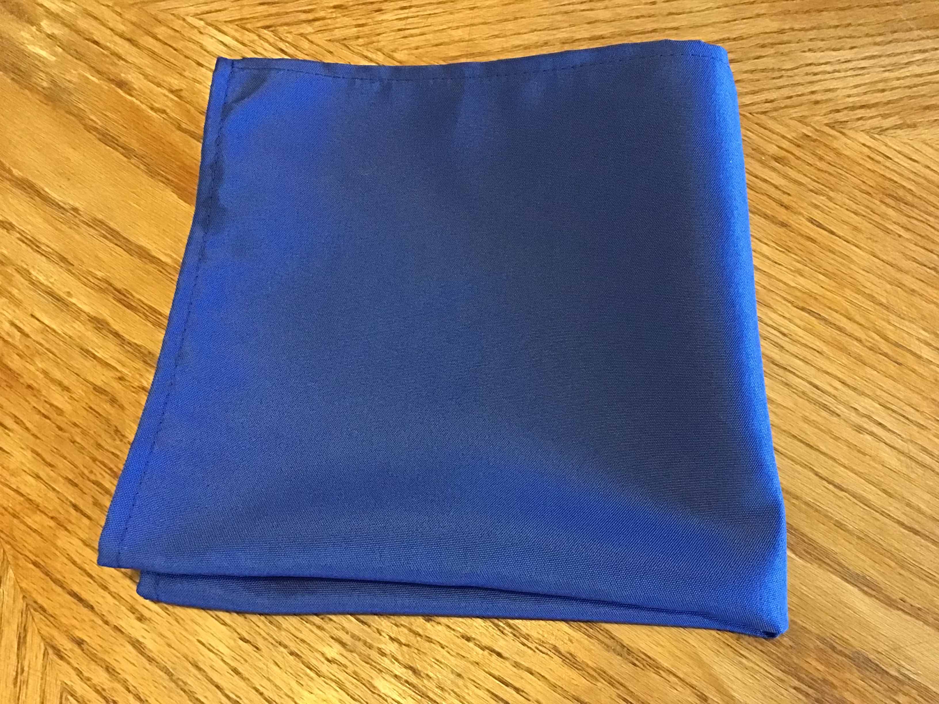 cloth dinner napkins (royal blue) - 17 x 17