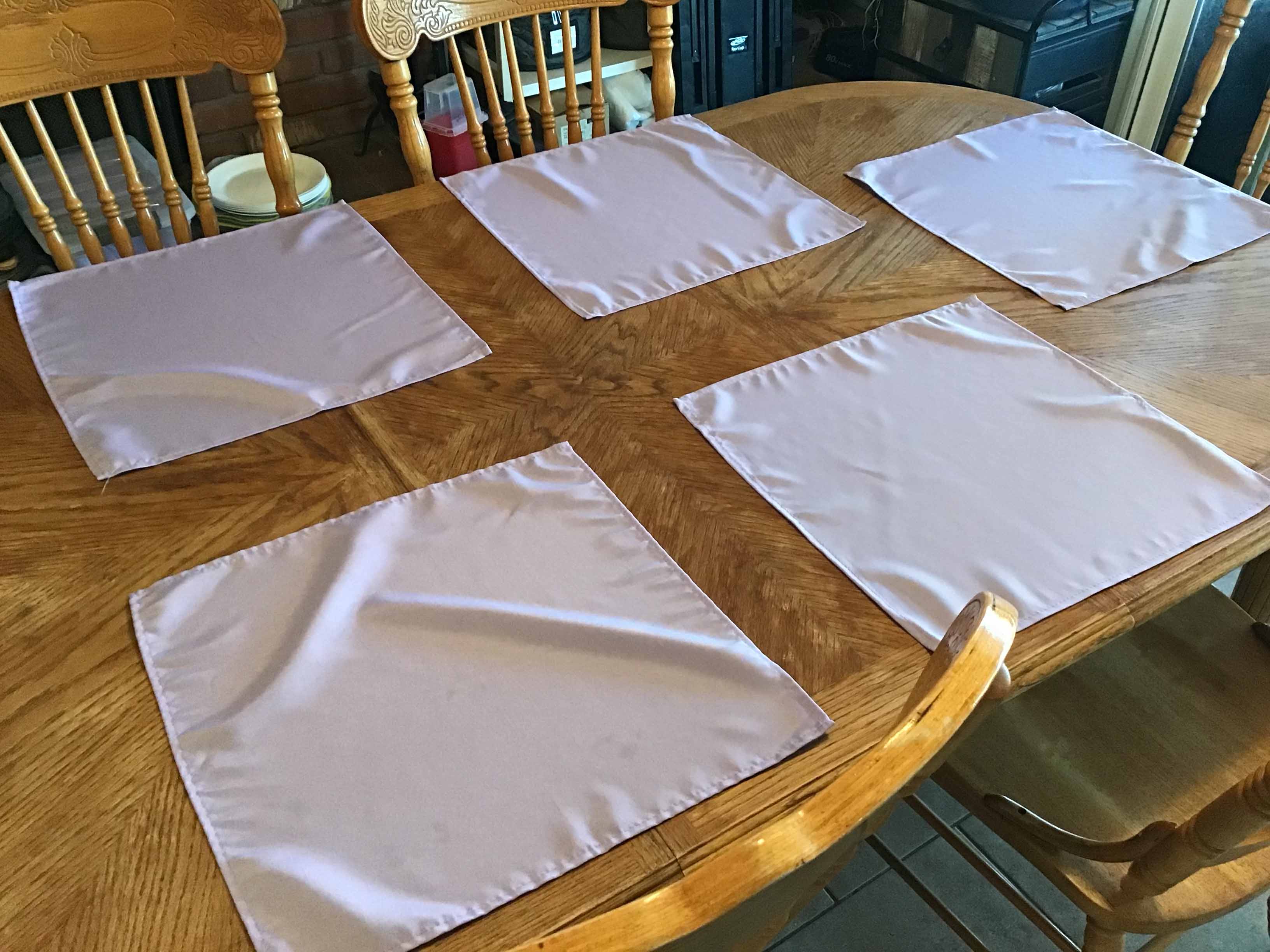 cloth dinner napkins (lavender lilac) - 17 x 17