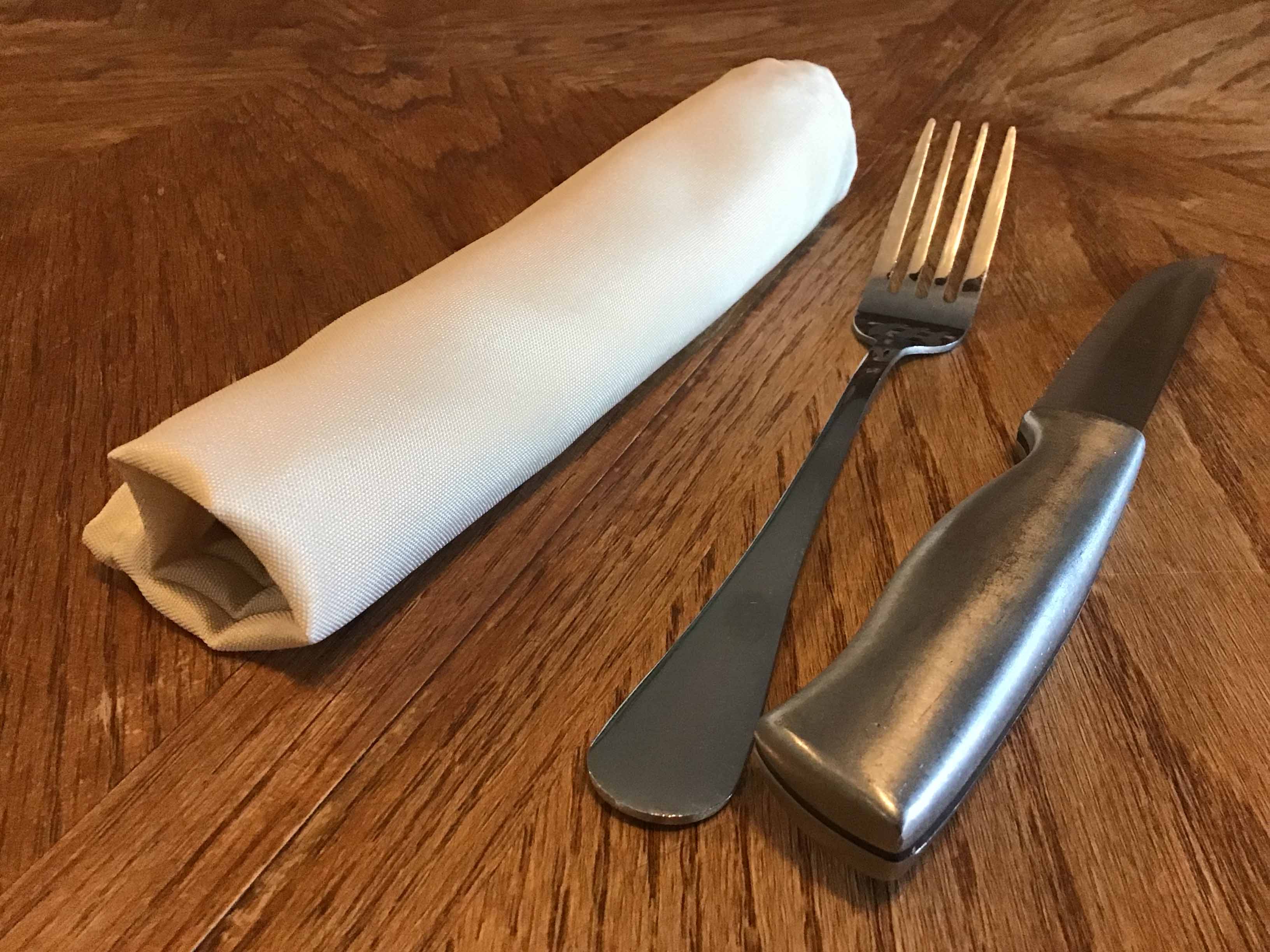 cloth dinner napkins (beige) - 17 x 17