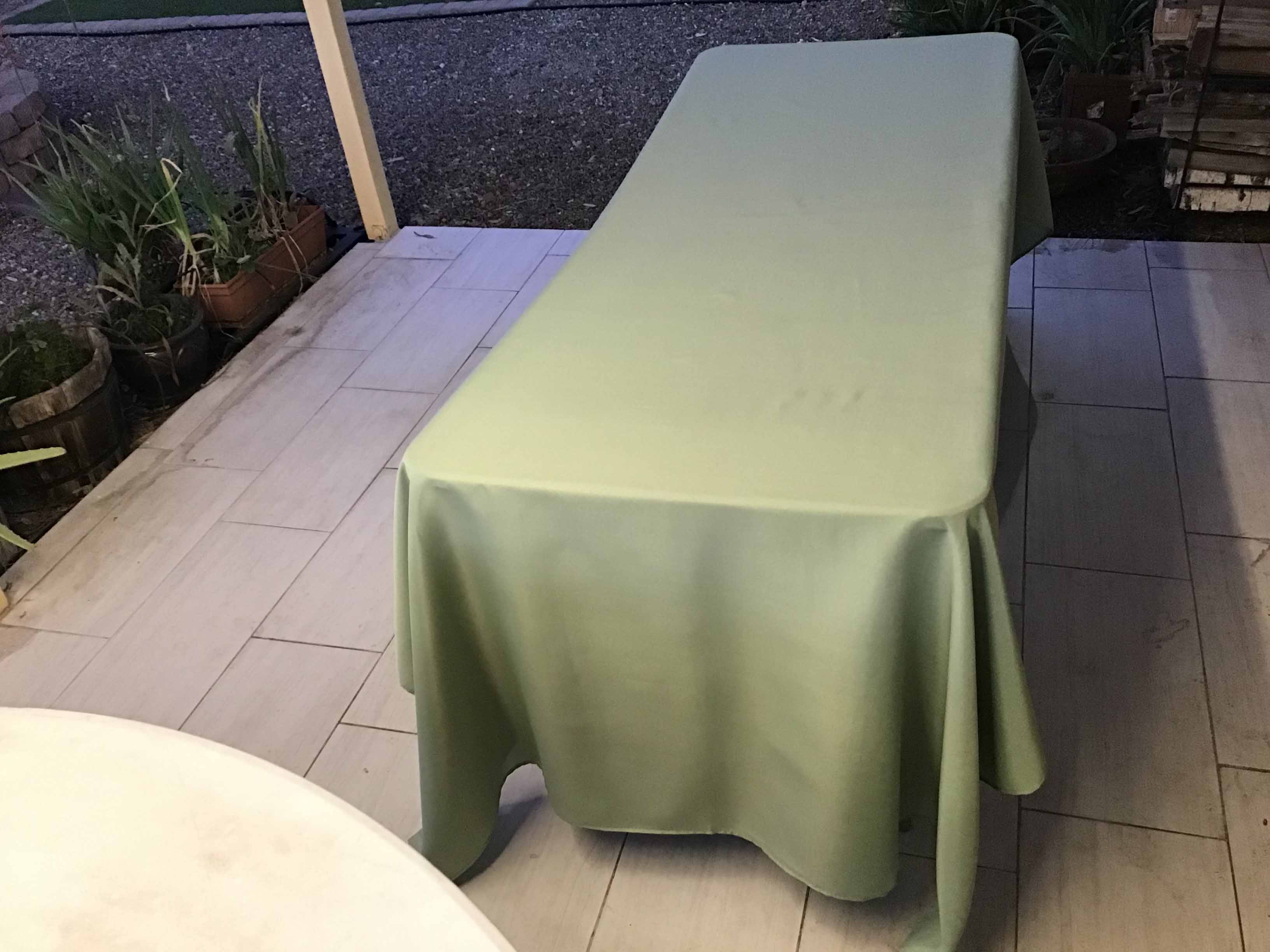 rectangle tablecloths (sage green) - 60 x 126
