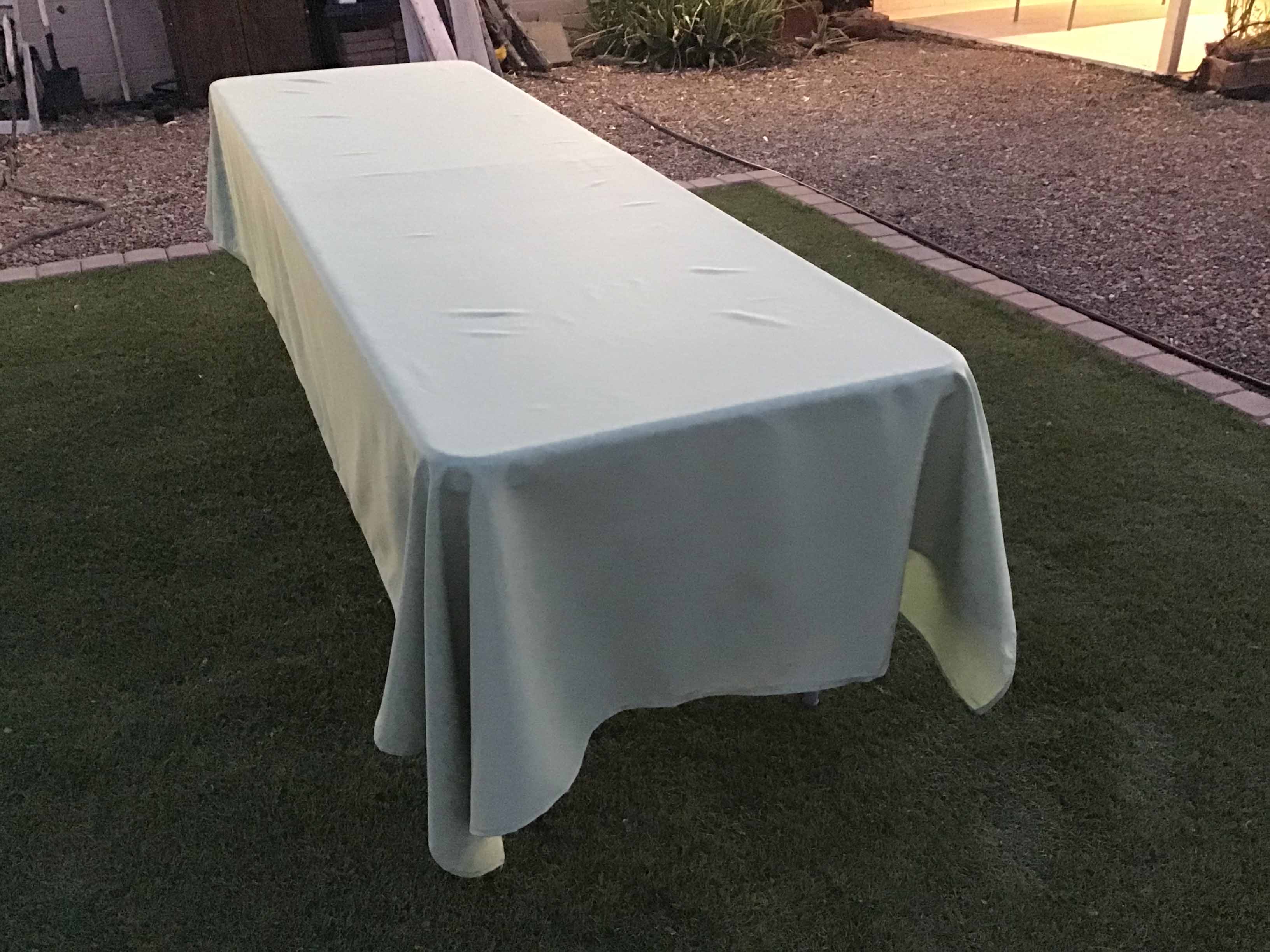 rectangle tablecloths (sage green) - 60 x 126