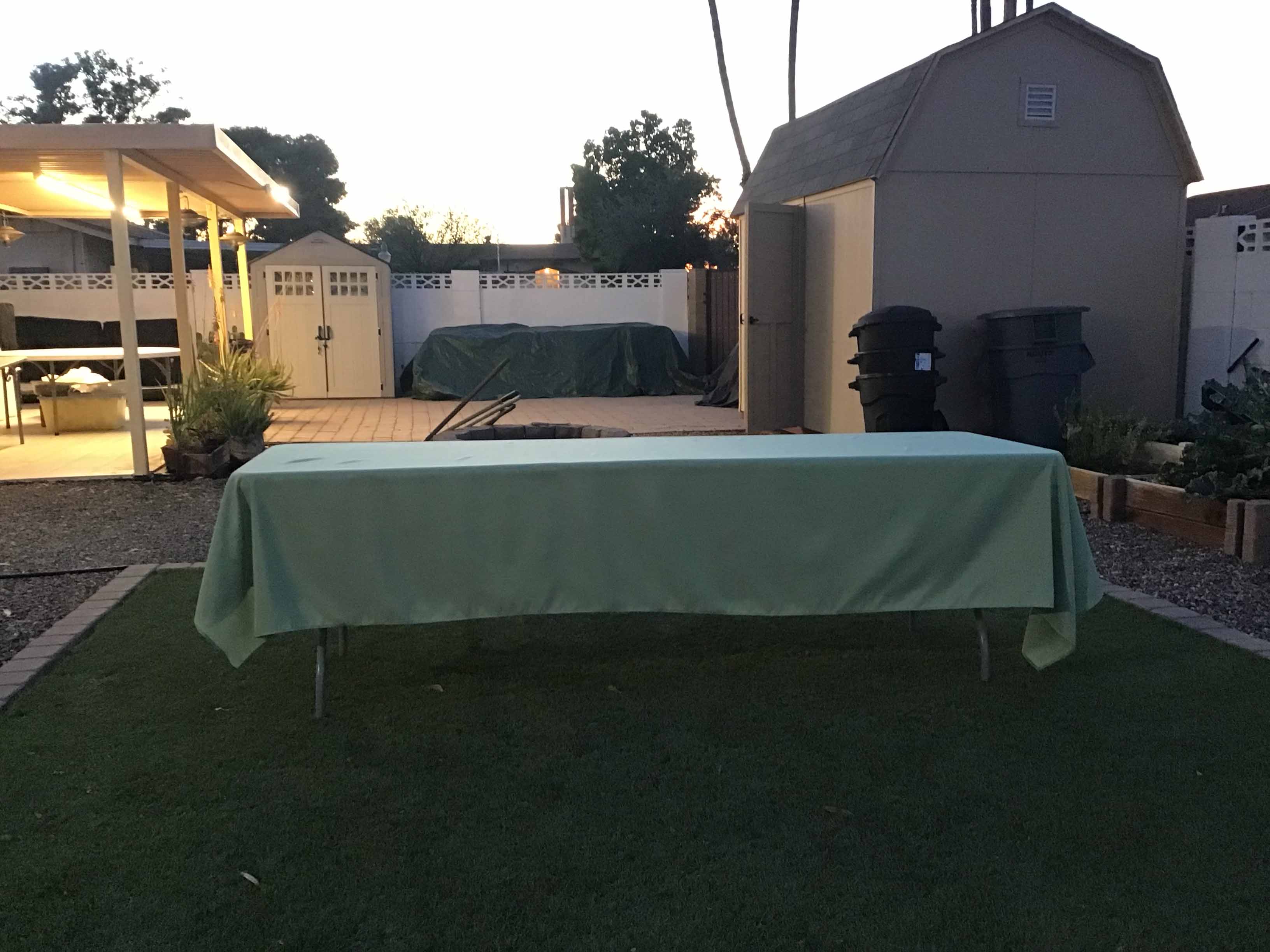 rectangle tablecloths (sage green) - 60 x 126