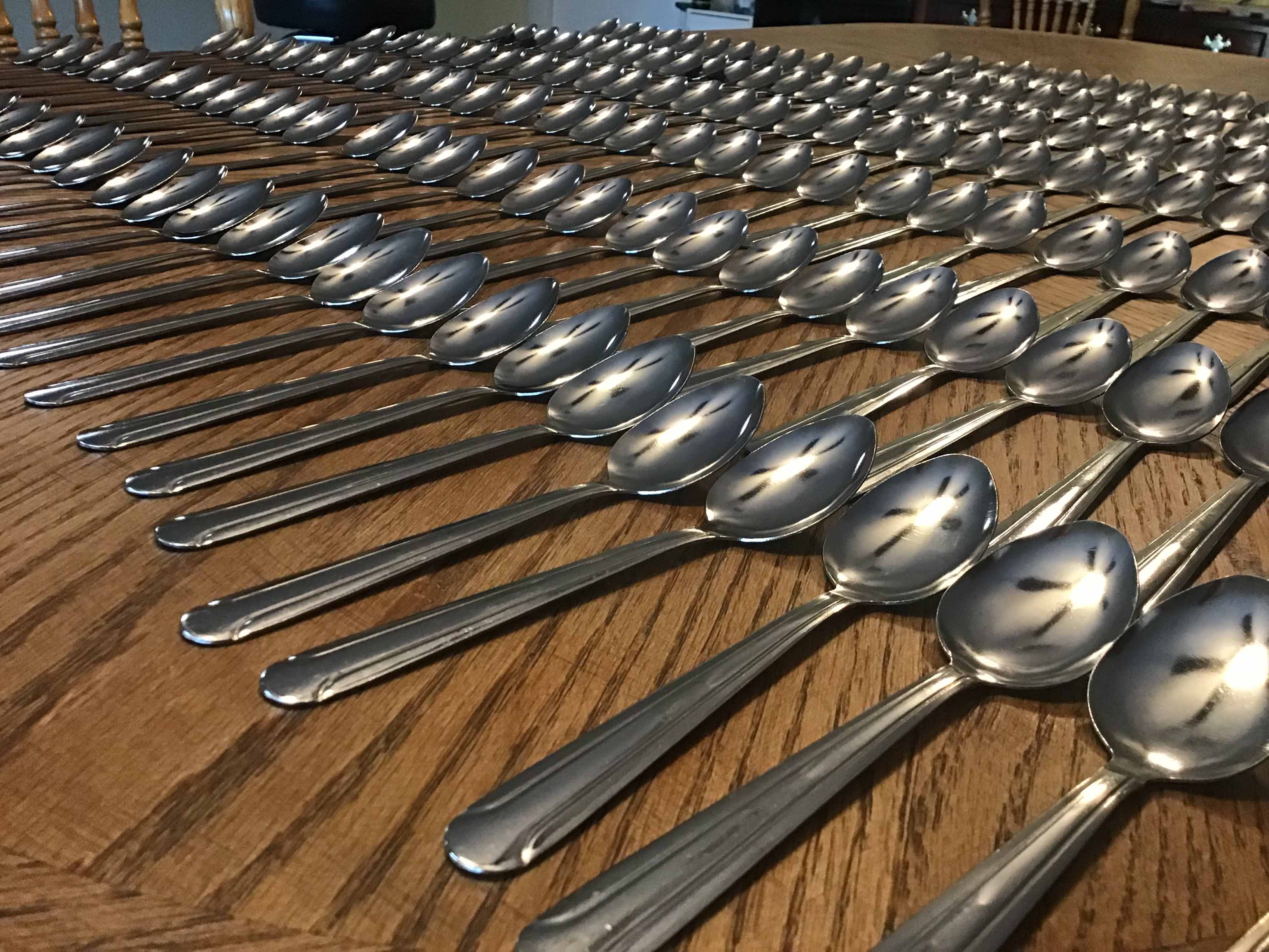 teaspoons (stainless steel, Choice Dominion 5 7/8, 18/0)