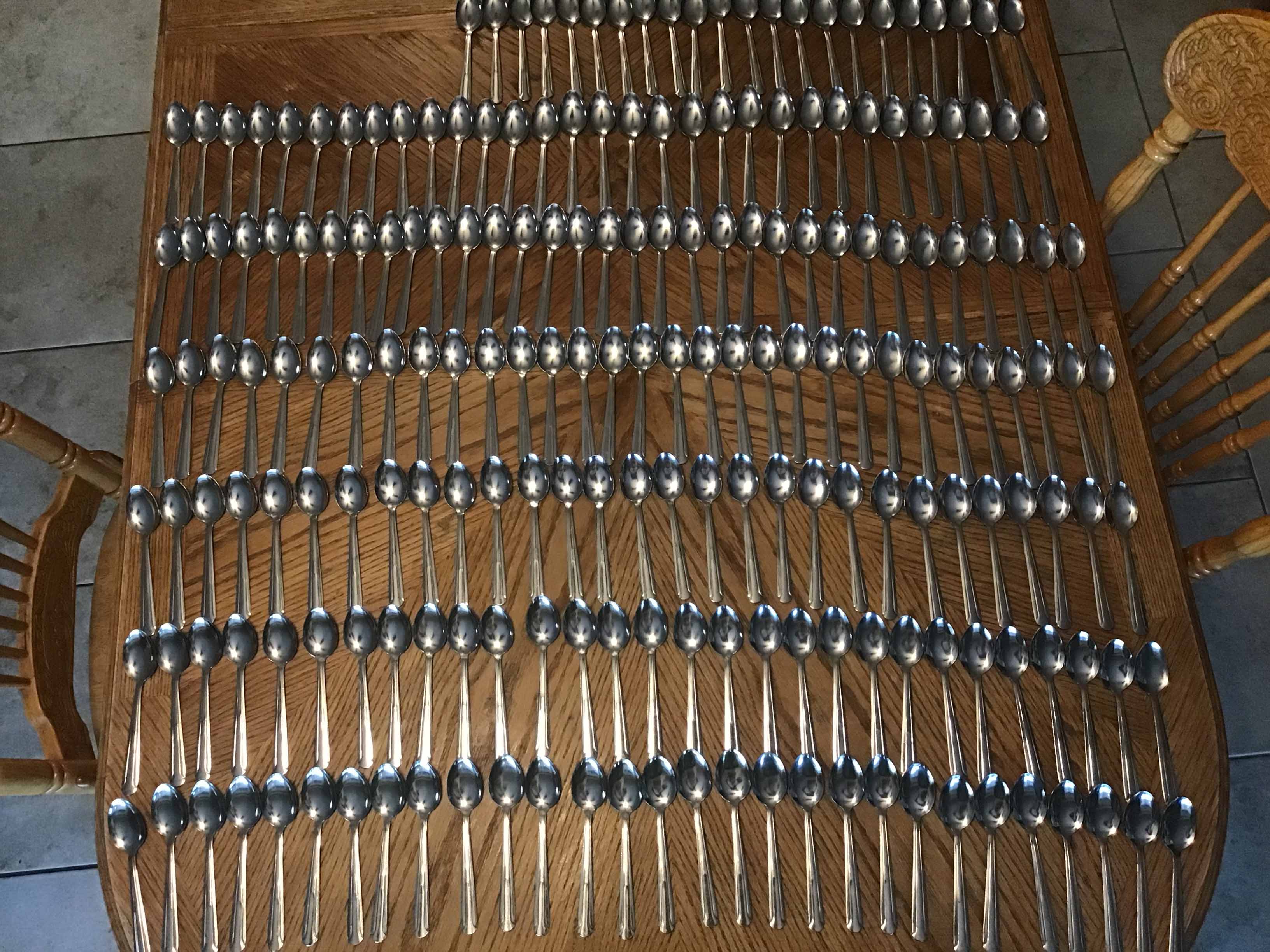 teaspoons (stainless steel, Choice Dominion 5 7/8, 18/0)