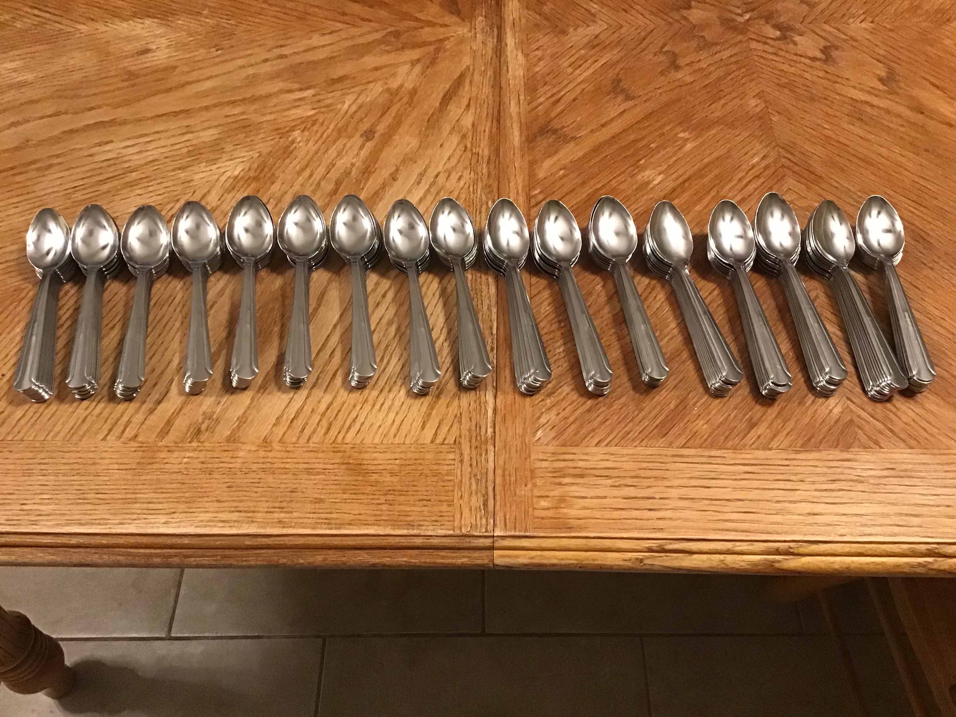 teaspoons (stainless steel, Choice Dominion 5 7/8, 18/0)
