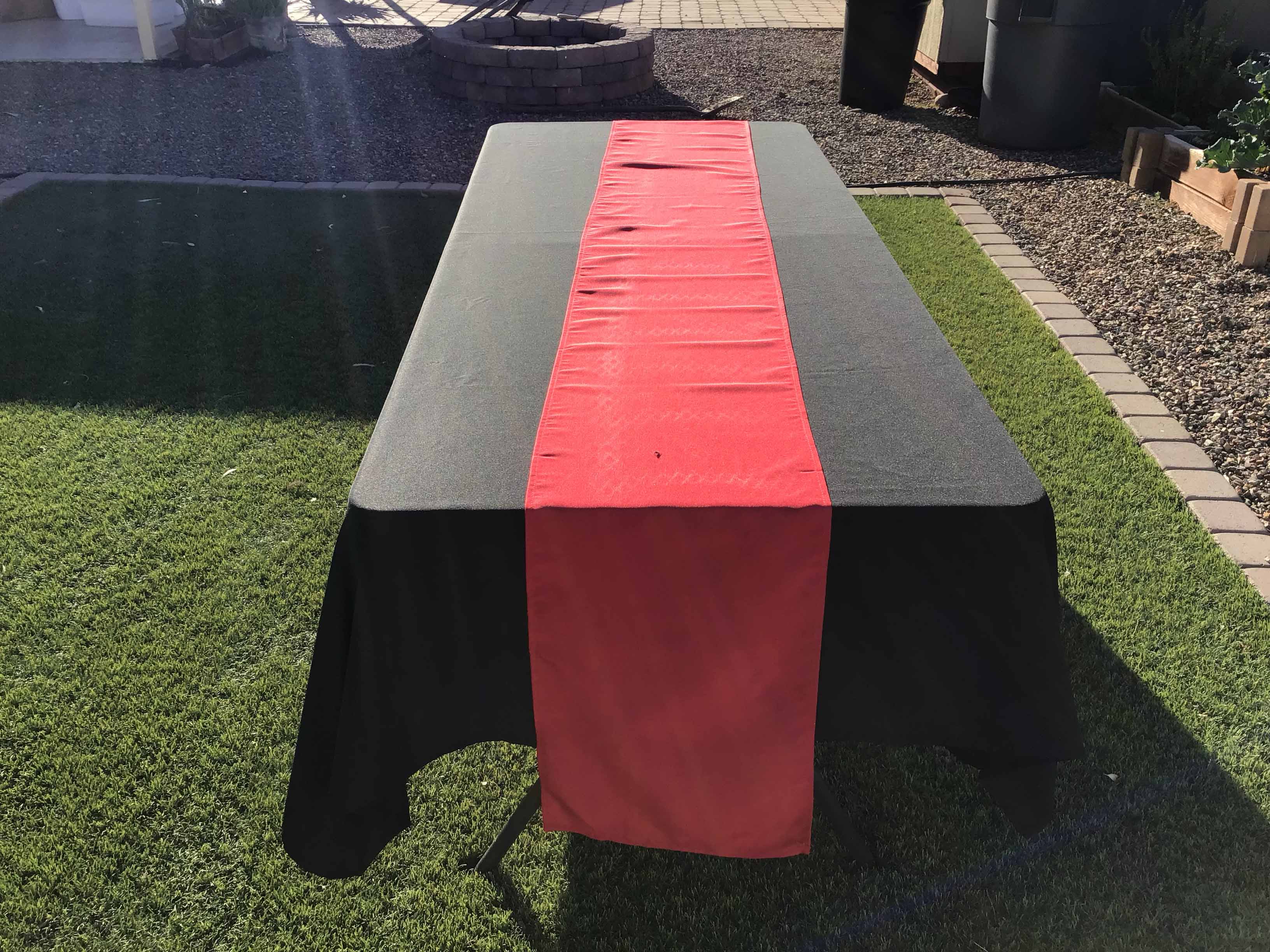 table runners (apple red) - 12 x 108