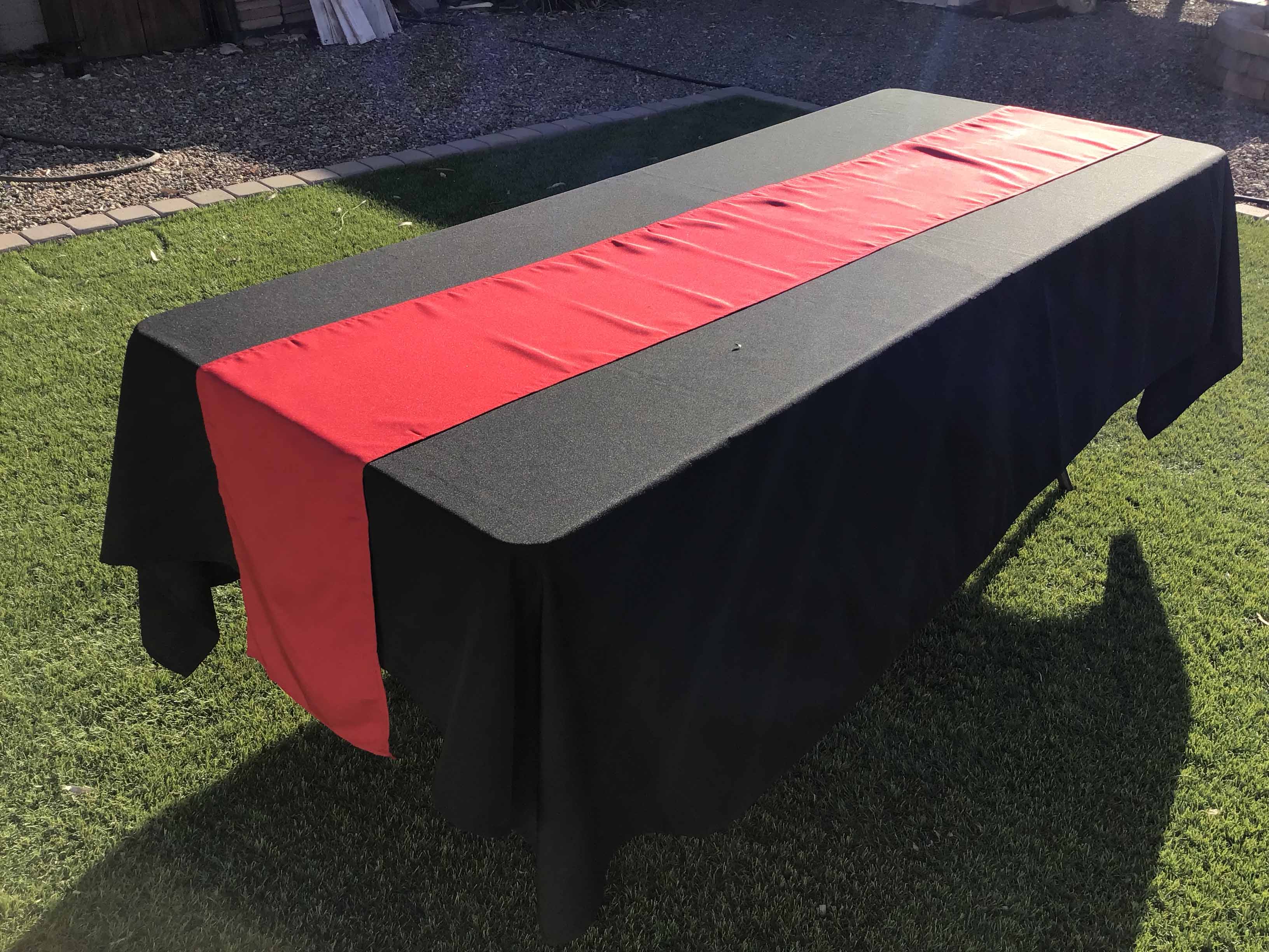 table runners (apple red) - 12 x 108