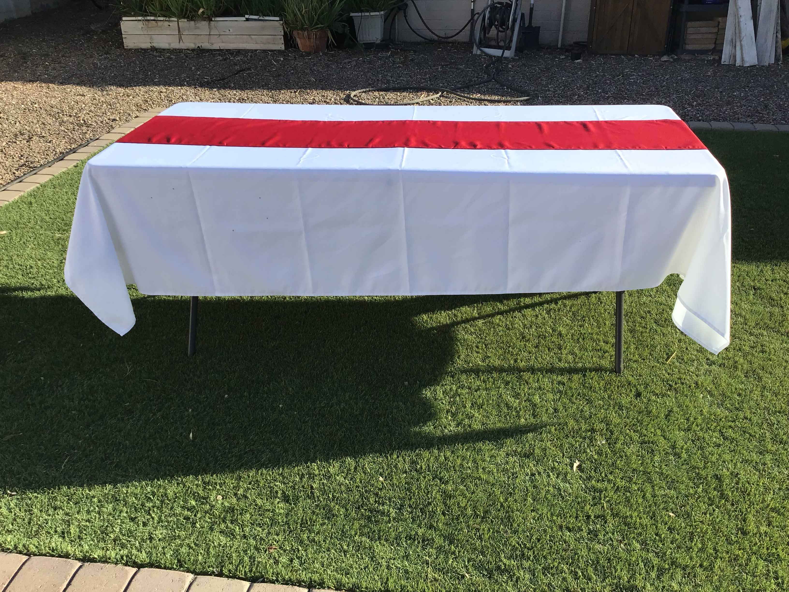table runners (apple red) - 12 x 108