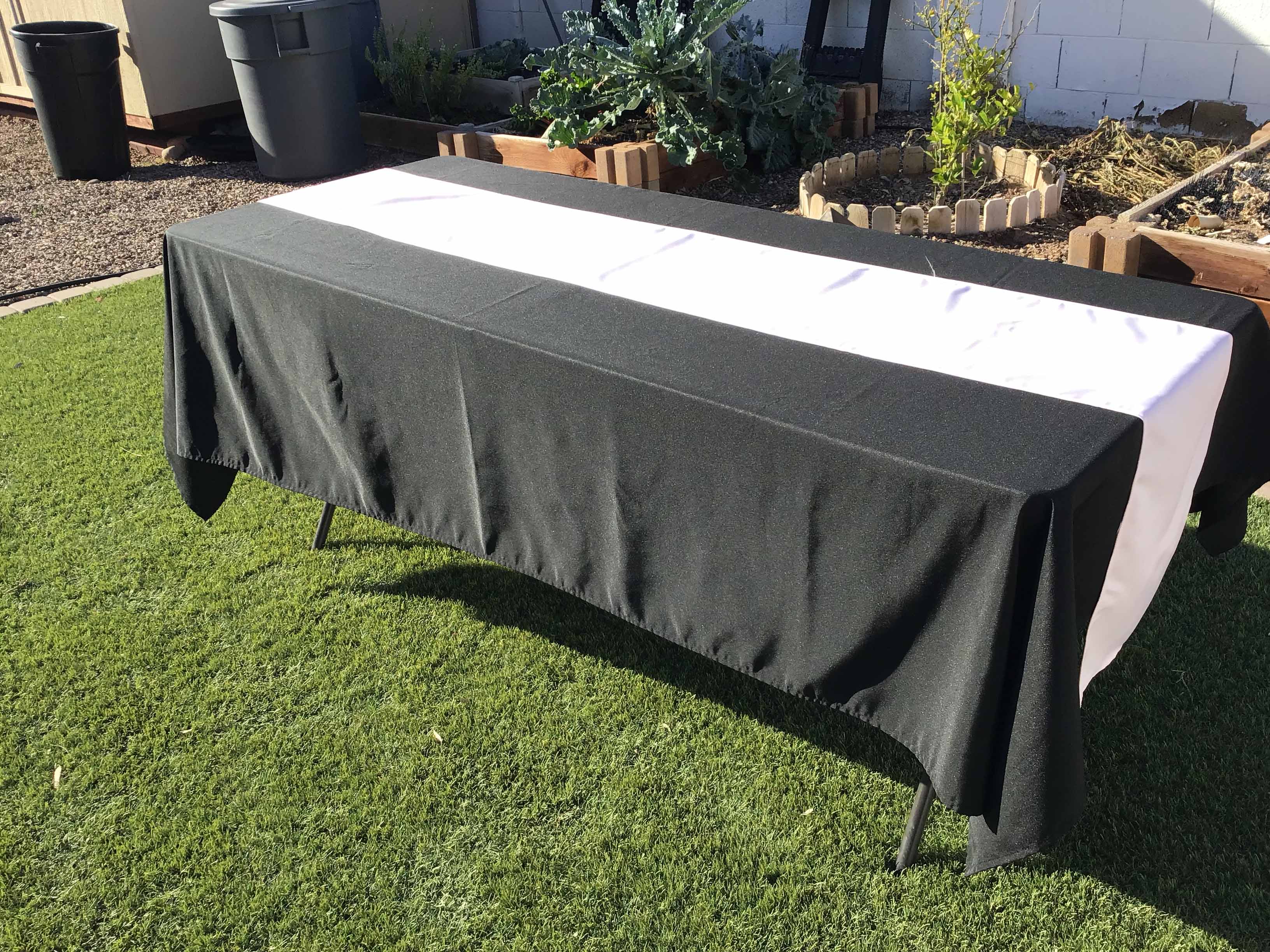 table runners (pastel pink) - 12 x 108