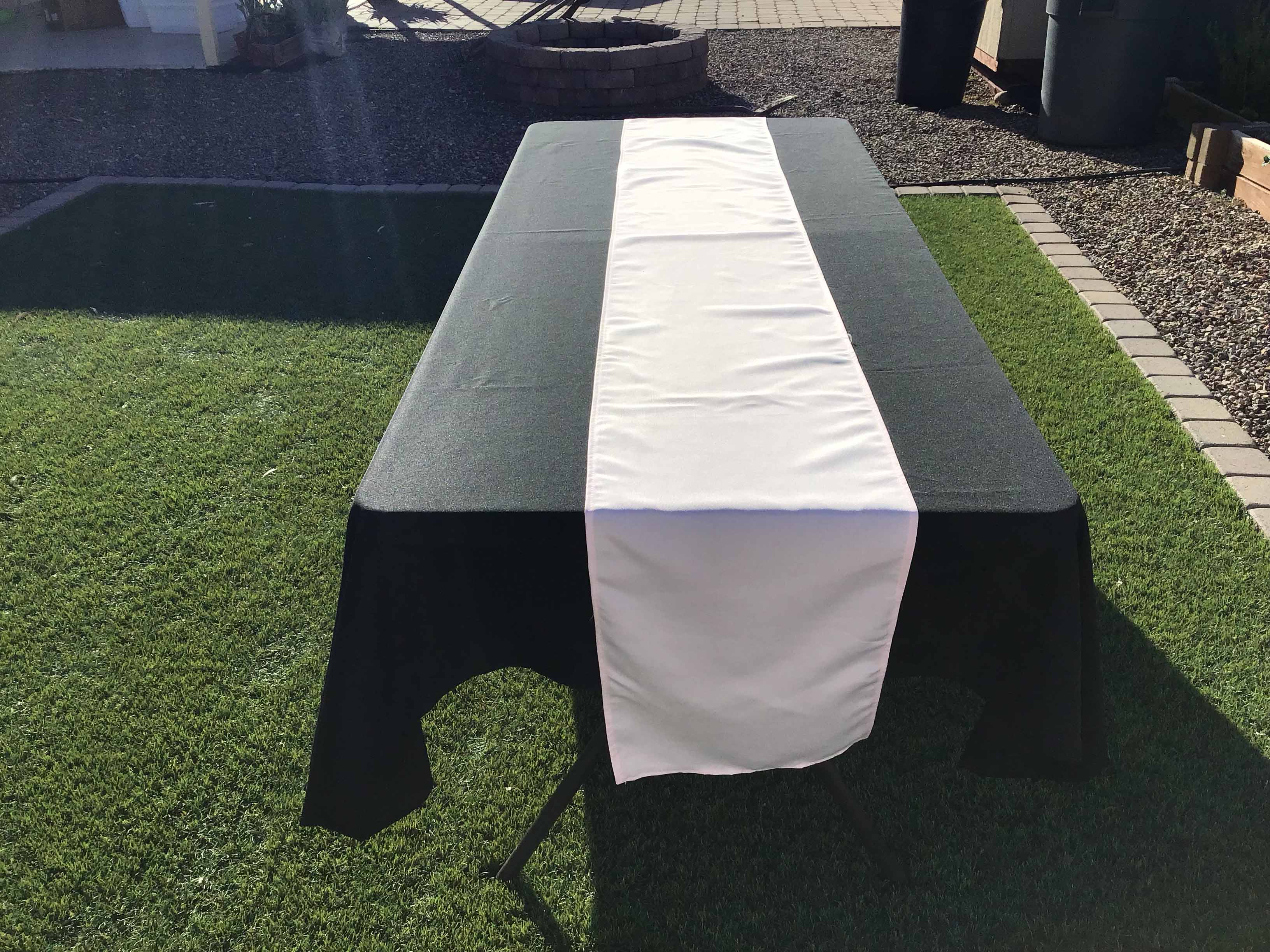 table runners (pastel pink) - 12 x 108