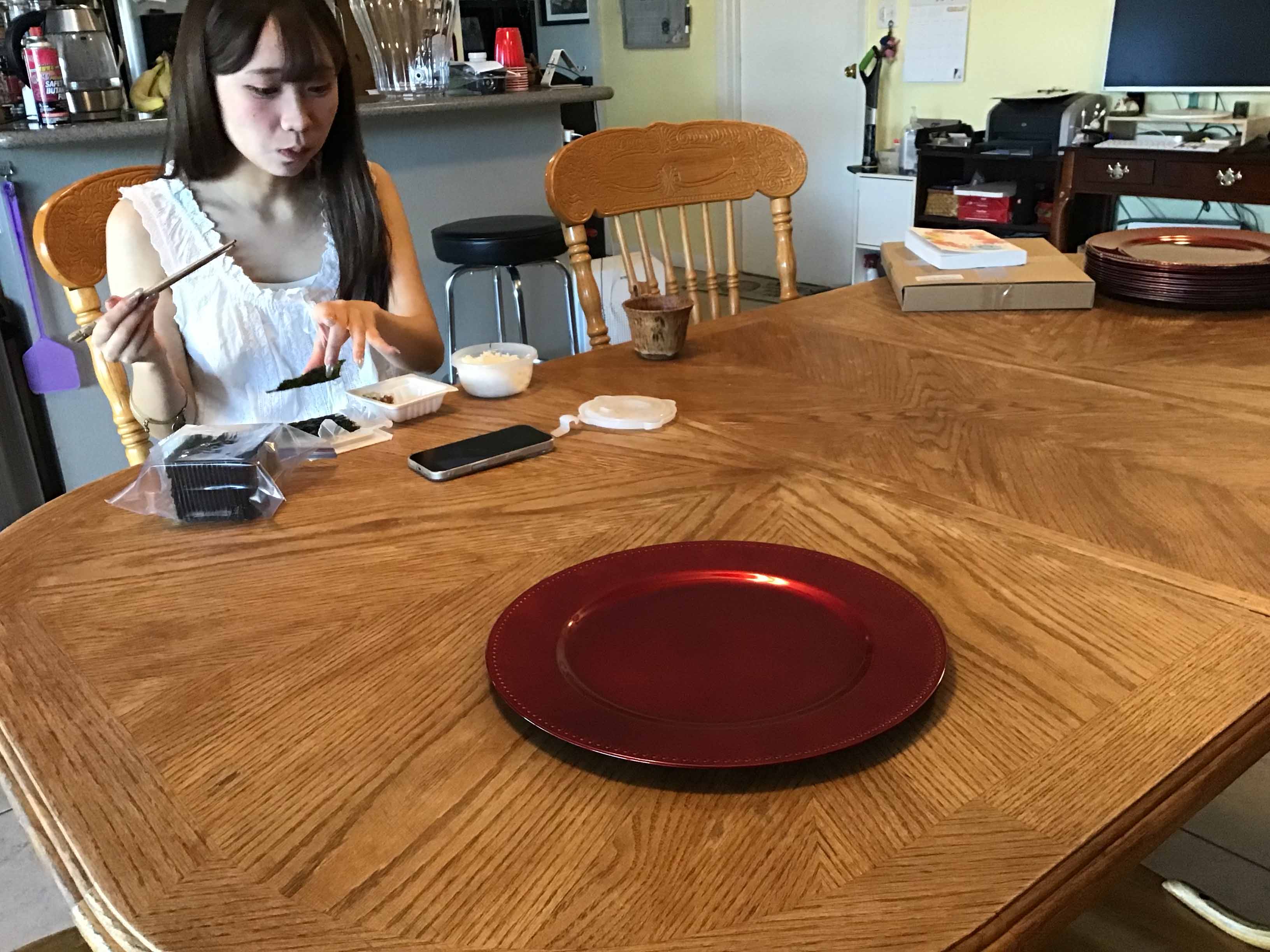 charger plates (red) - 13