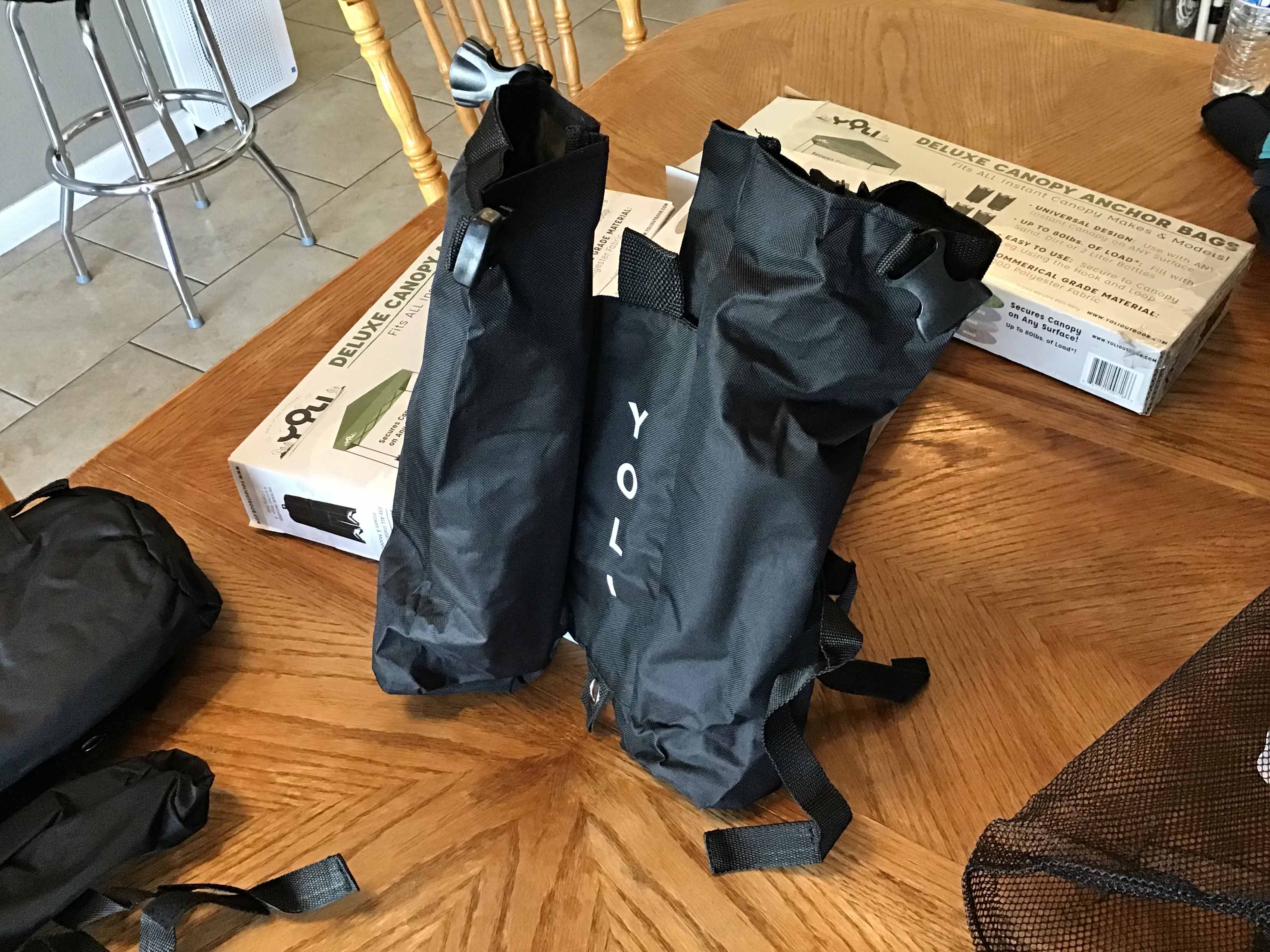 deluxe canopy anchor bags