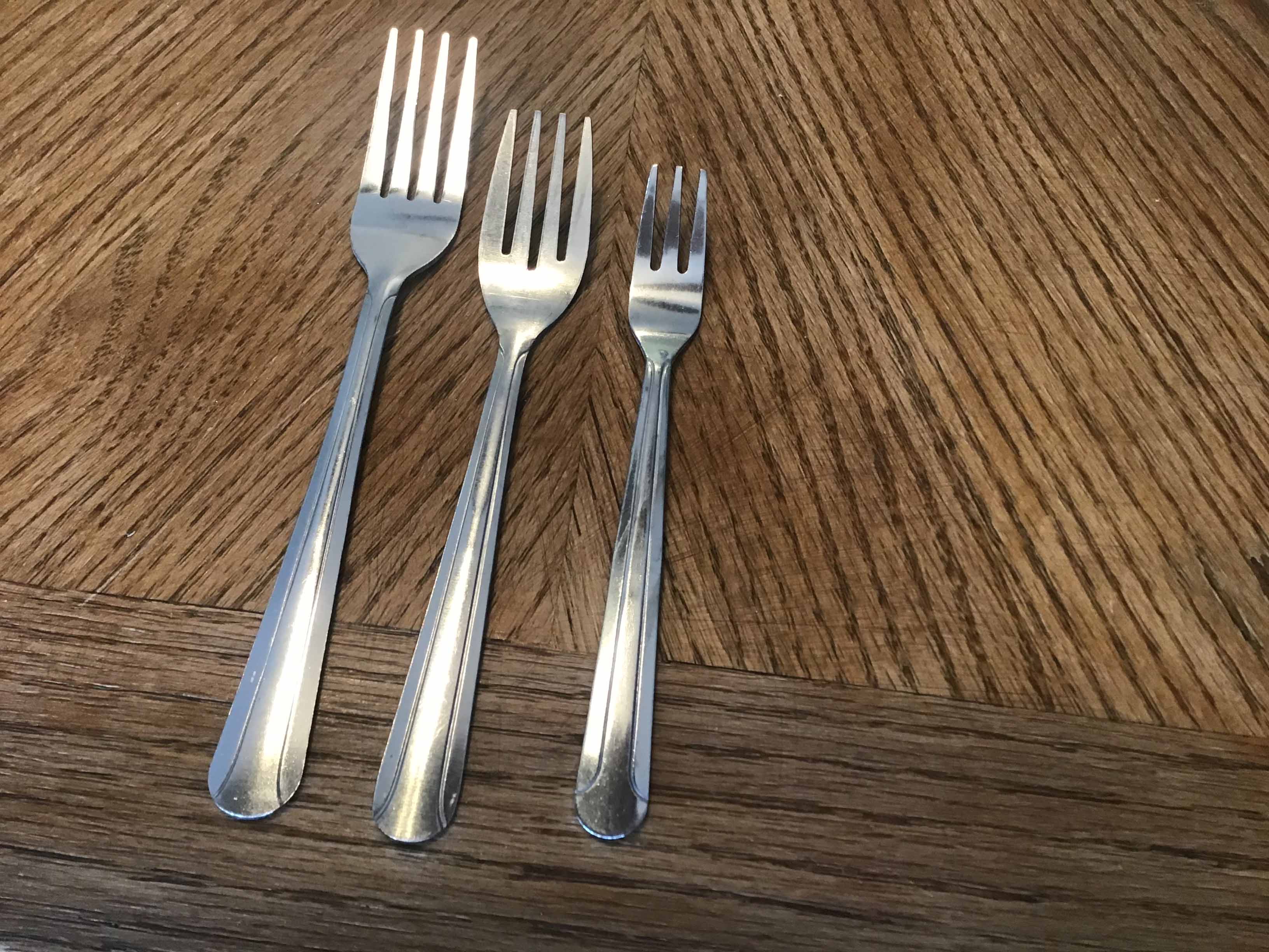 salad forks (stainless steel, Choice Dominion, 6 1/8 18/0)