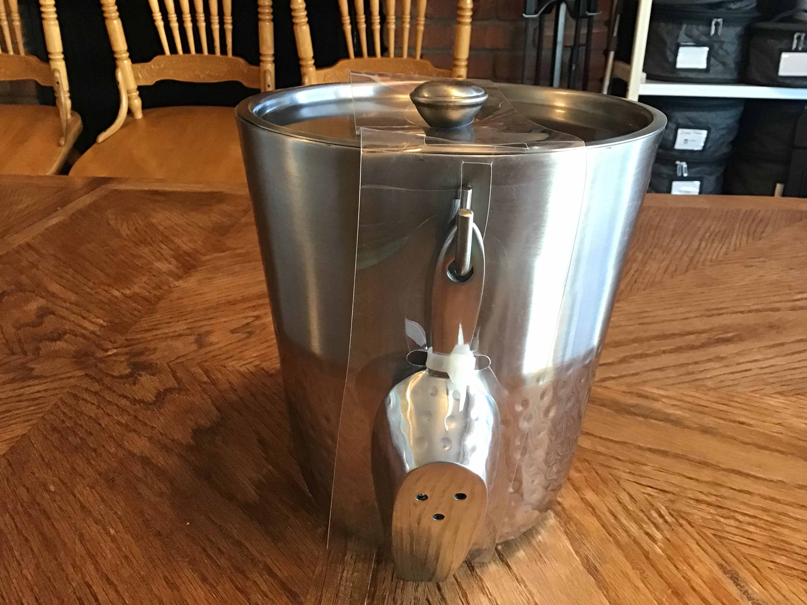 ice bucket (metal) - 3 quart
