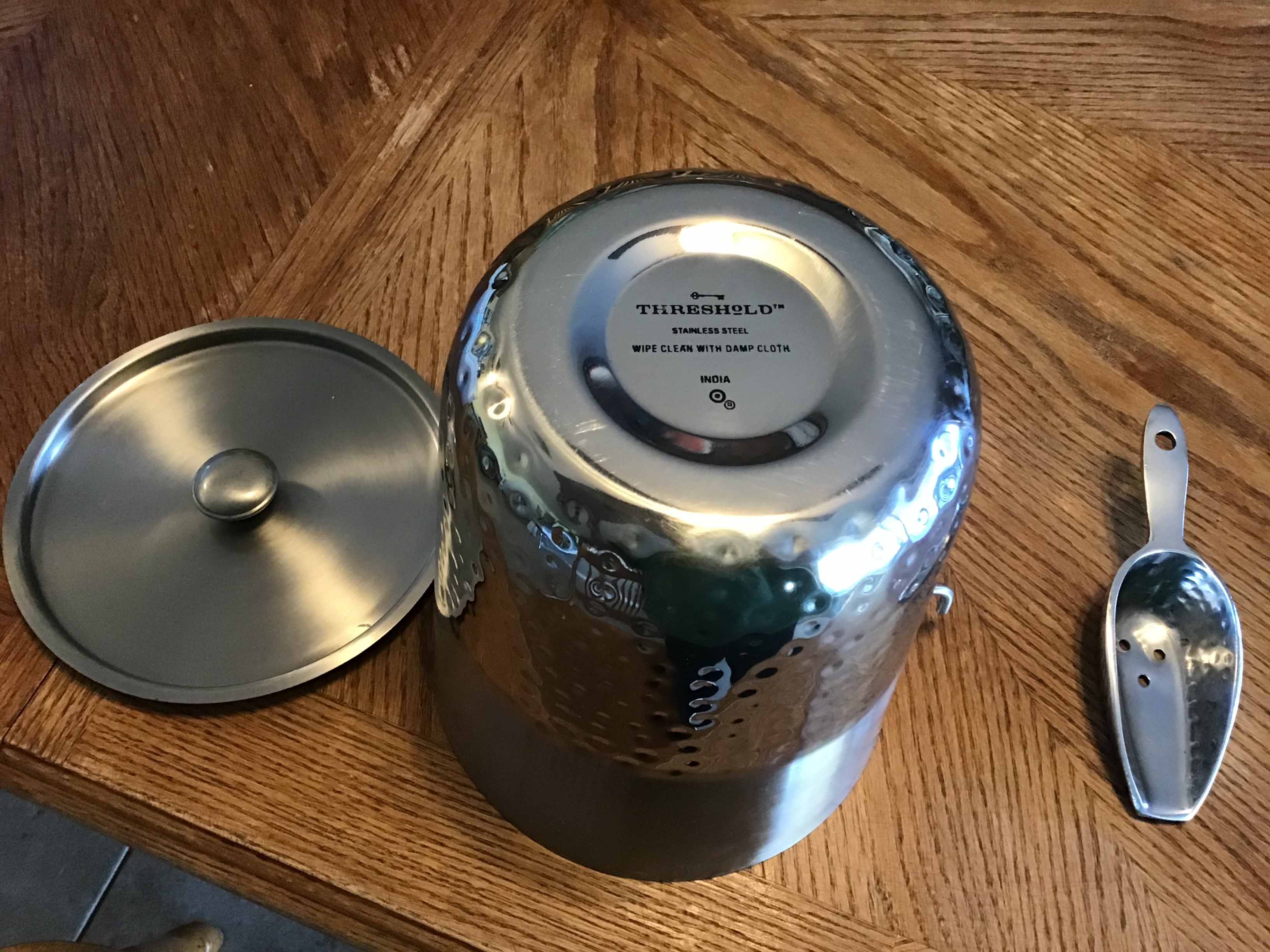 ice bucket (metal) - 3 quart