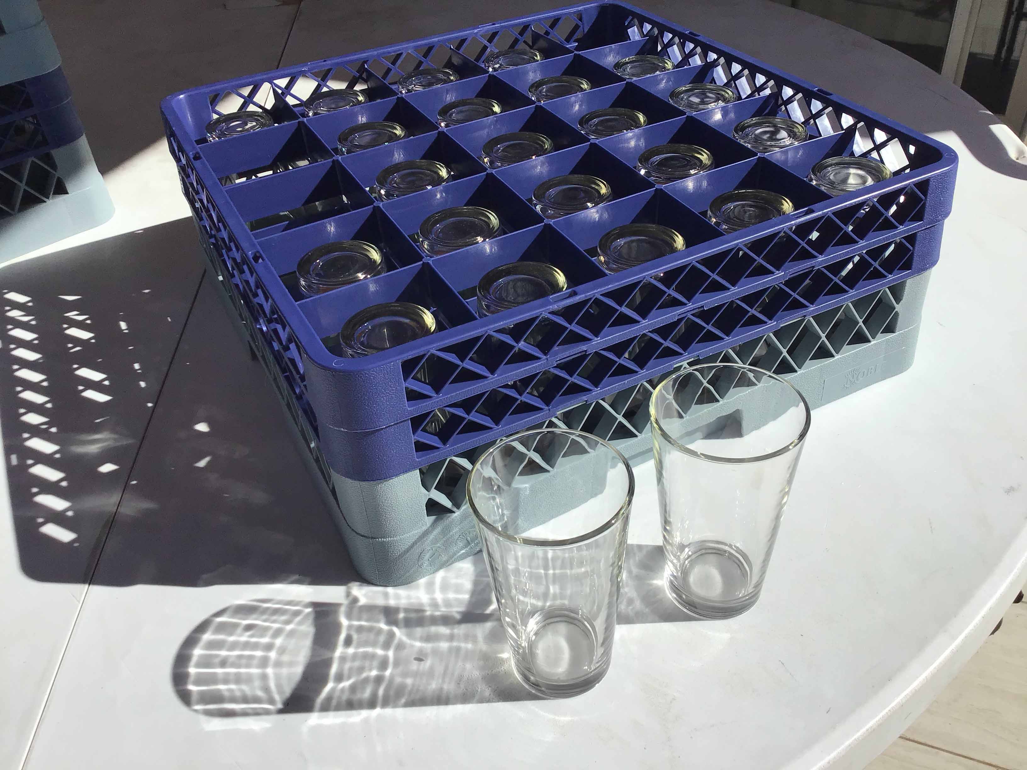 glass racks (25-compartment)