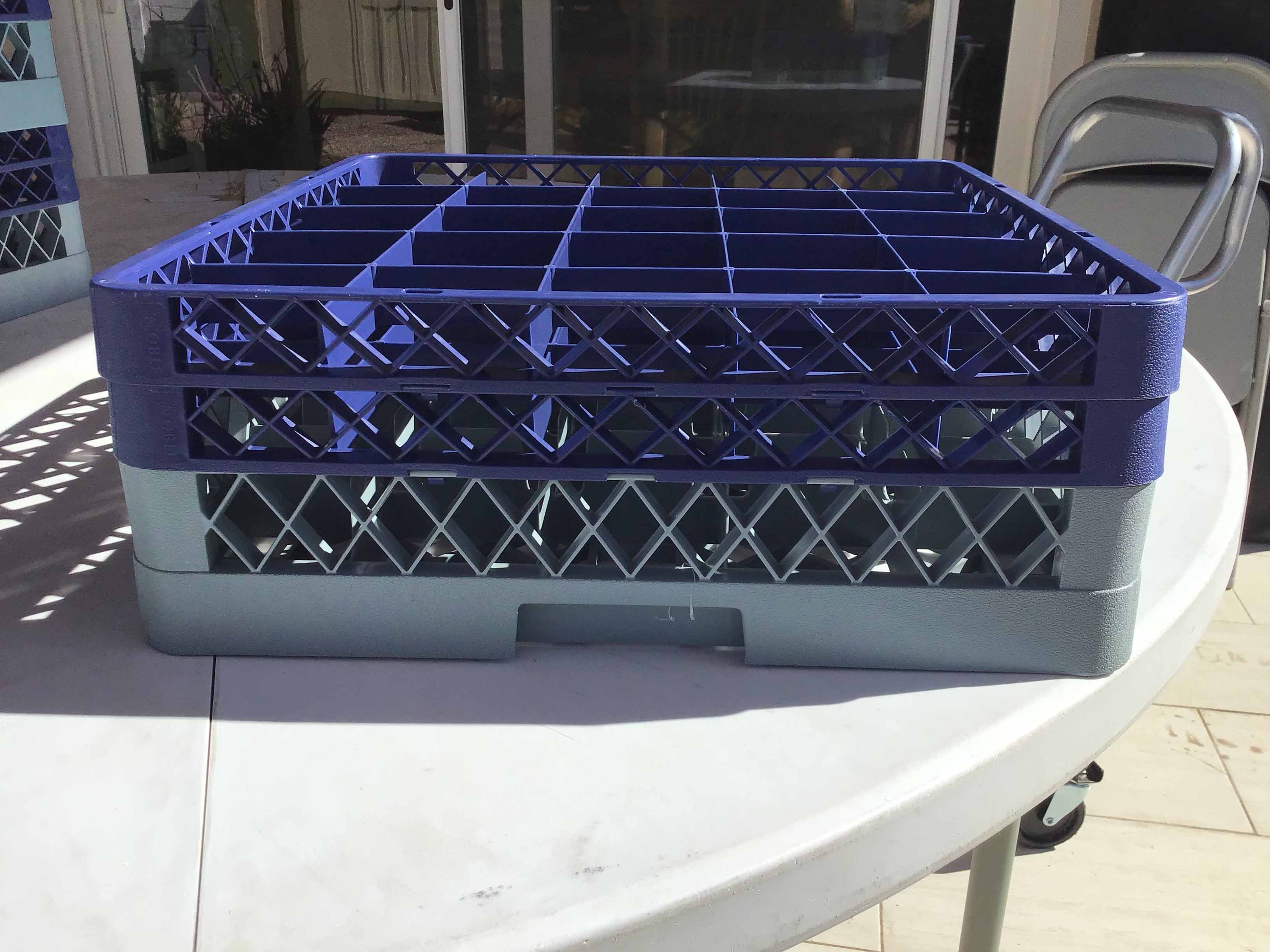 glass racks (25-compartment)